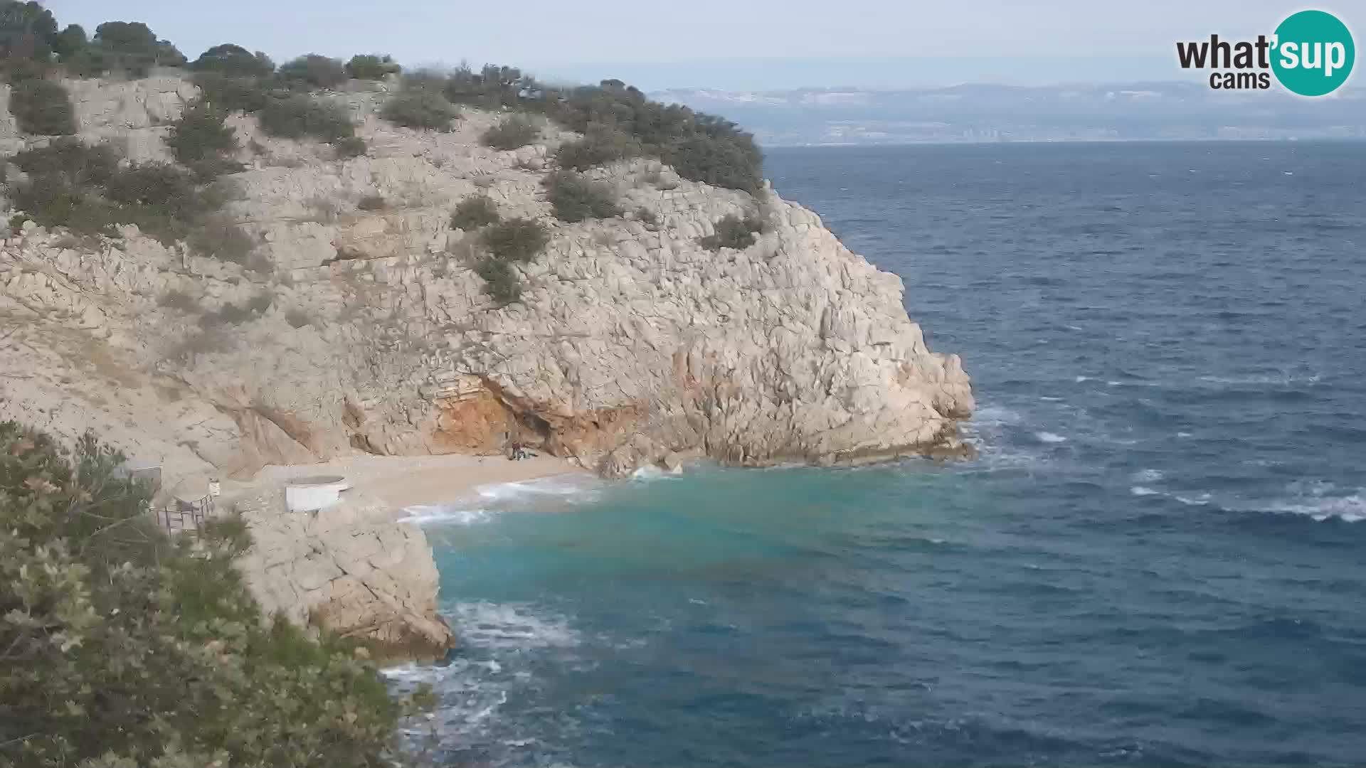 Webcam Brseč beach – Mošćenička Draga – Croatia