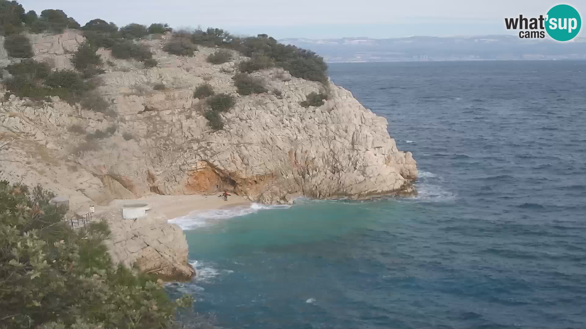 Webcam Brseč beach – Mošćenička Draga – Croatia
