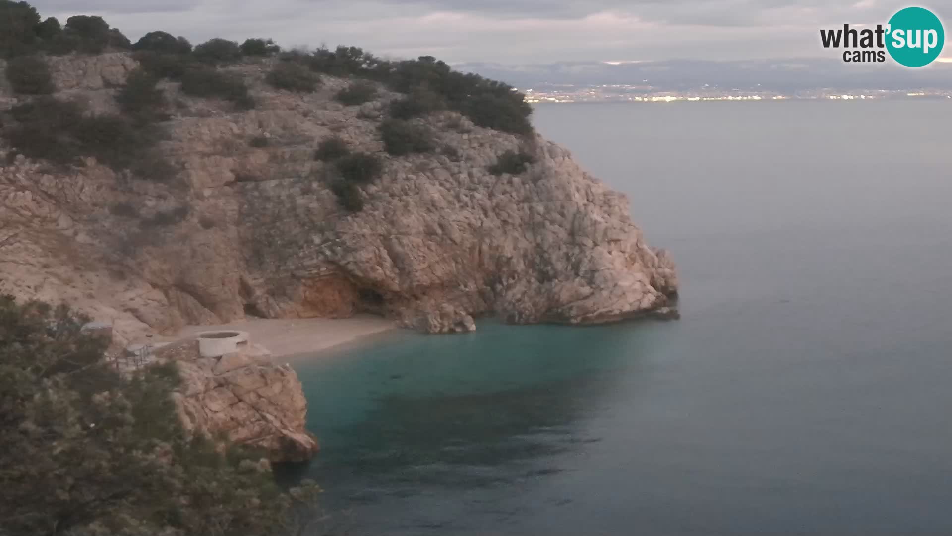 Webcam Brseč beach – Mošćenička Draga – Croatia