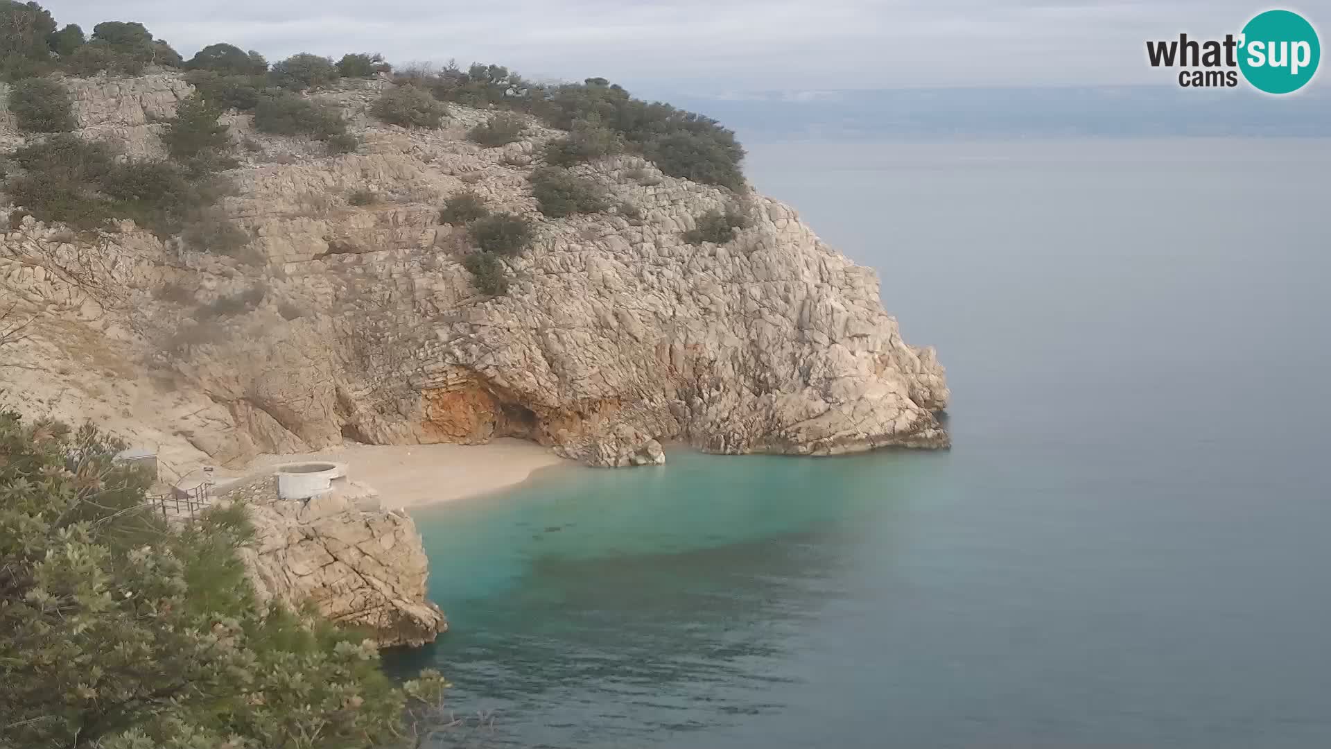 Webcam Brseč beach – Mošćenička Draga – Croatia