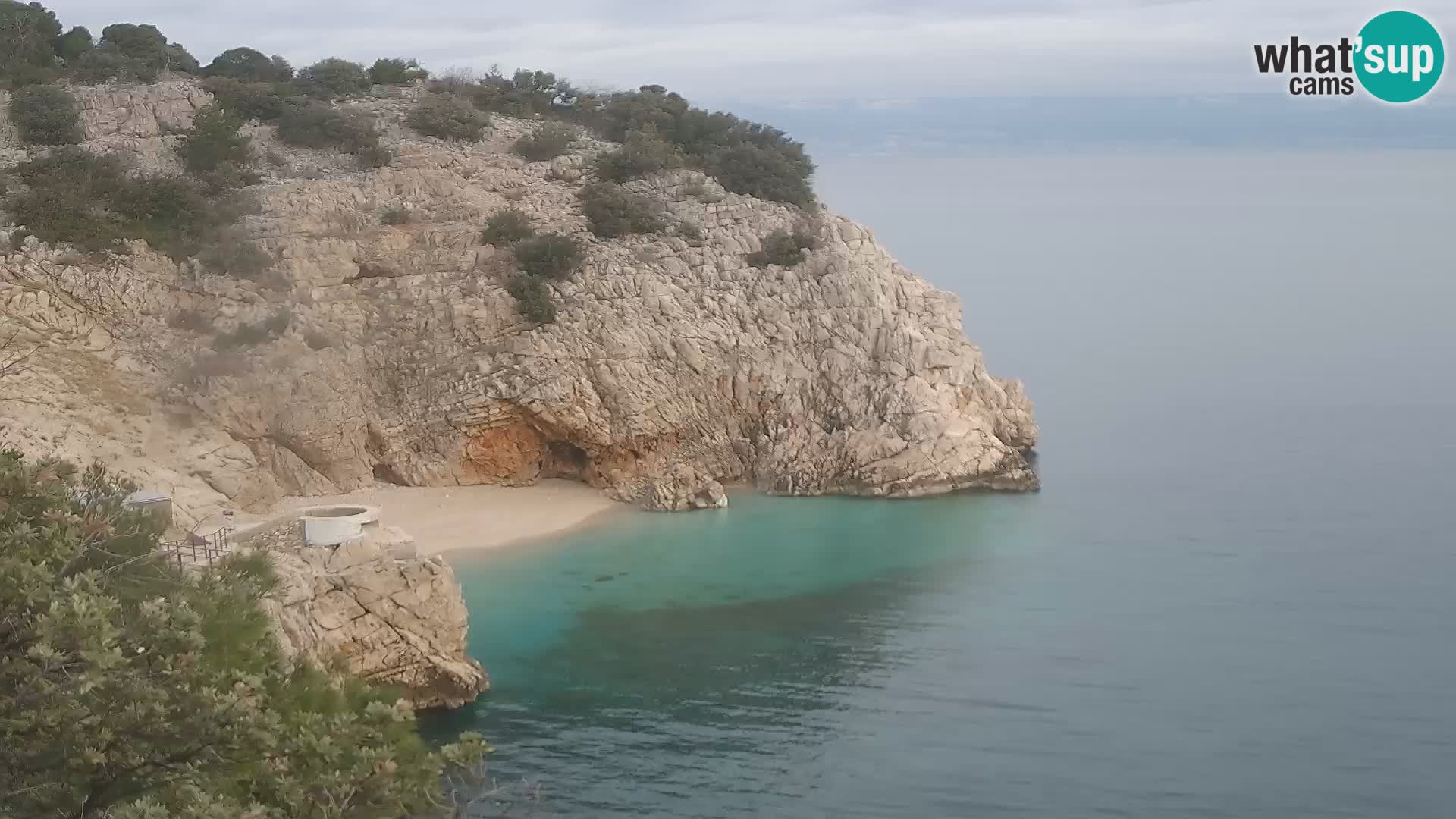 Webcam Brseč Strand – Mošćenička Draga – Kroatien