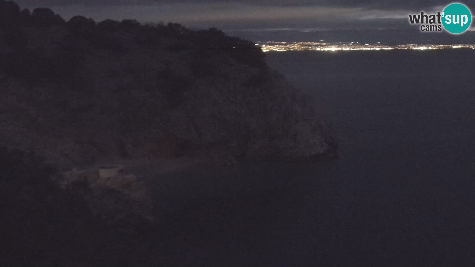 Webcam plage Brseč à Mošćenička Draga, Croatie