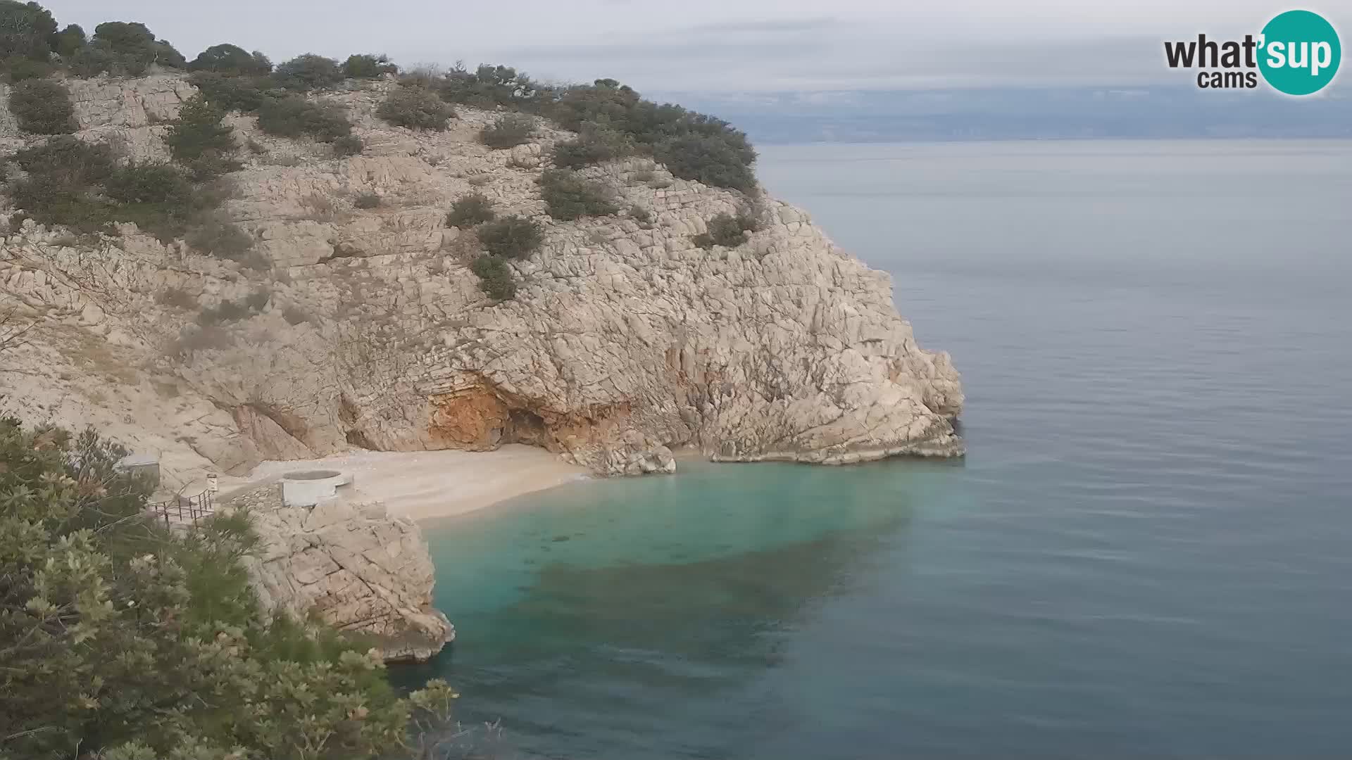 Webcam Bersezio spiaggia – Draga di Moschiena – Croazia