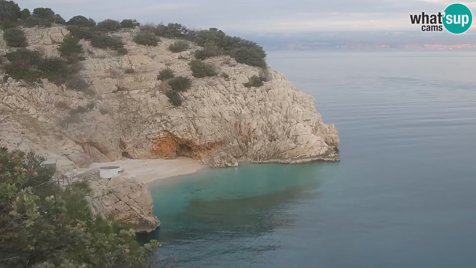 Web kamera plaže Brseč – Mošćenička Draga – Hrvatska