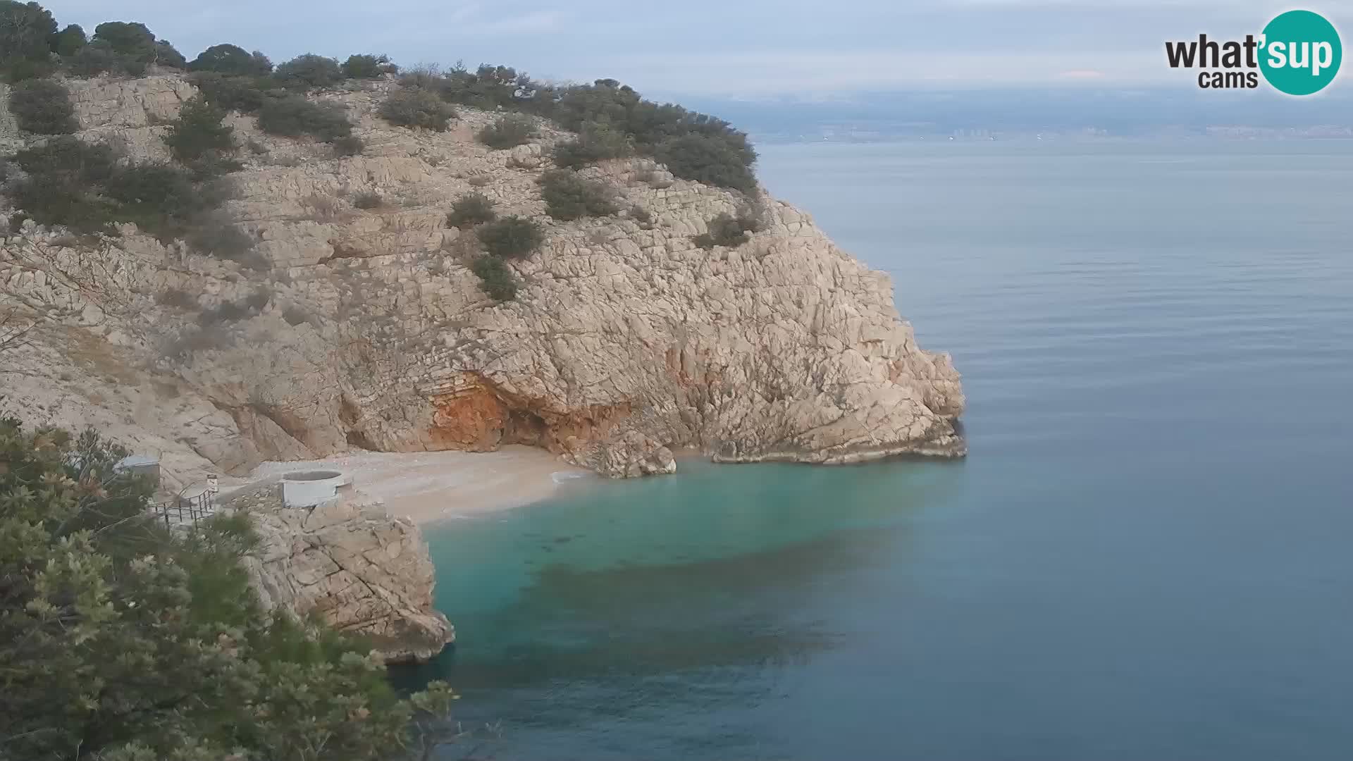 Webcam Bersezio spiaggia – Draga di Moschiena – Croazia