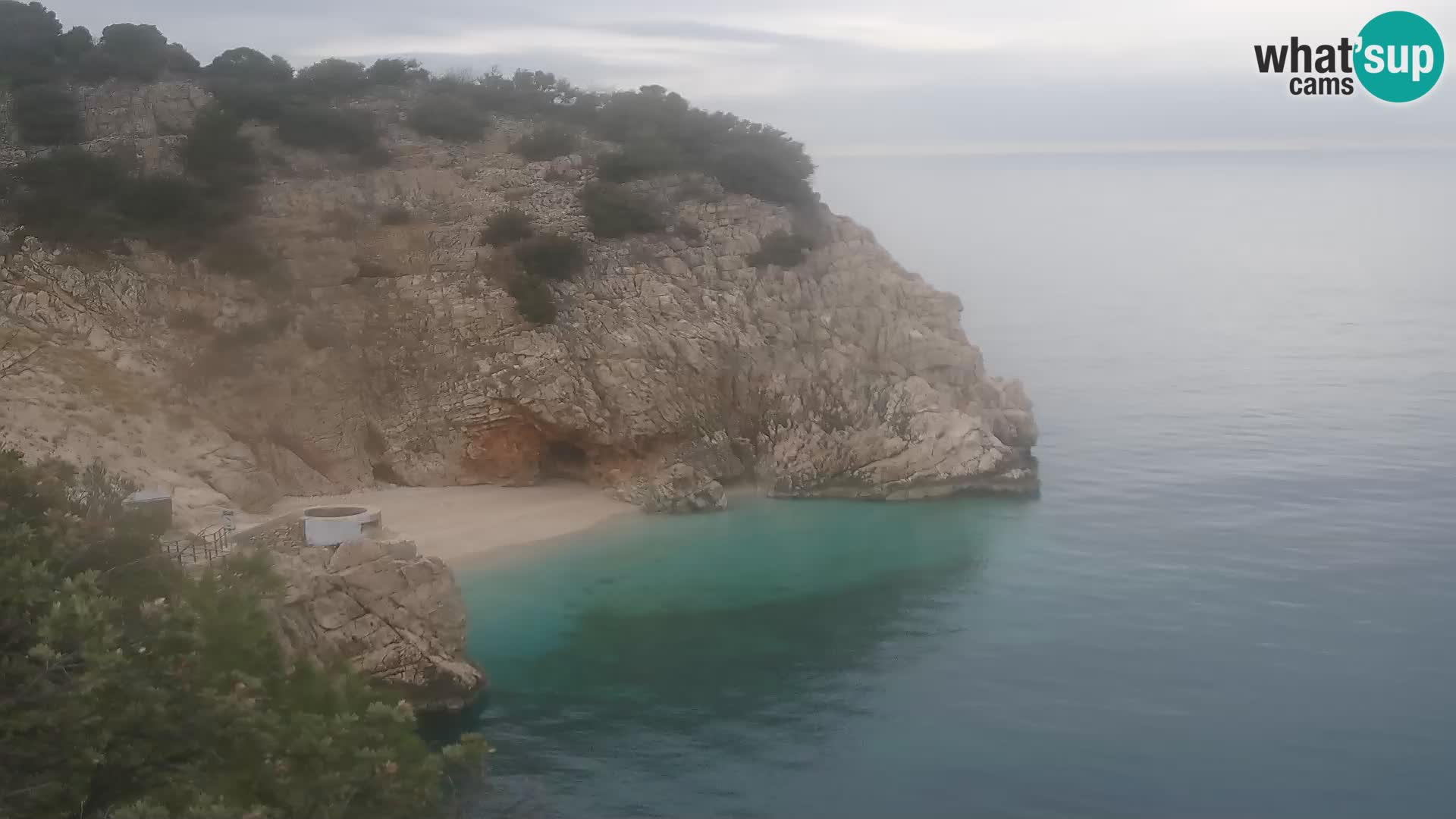 Webcam Brseč beach – Mošćenička Draga – Croatia
