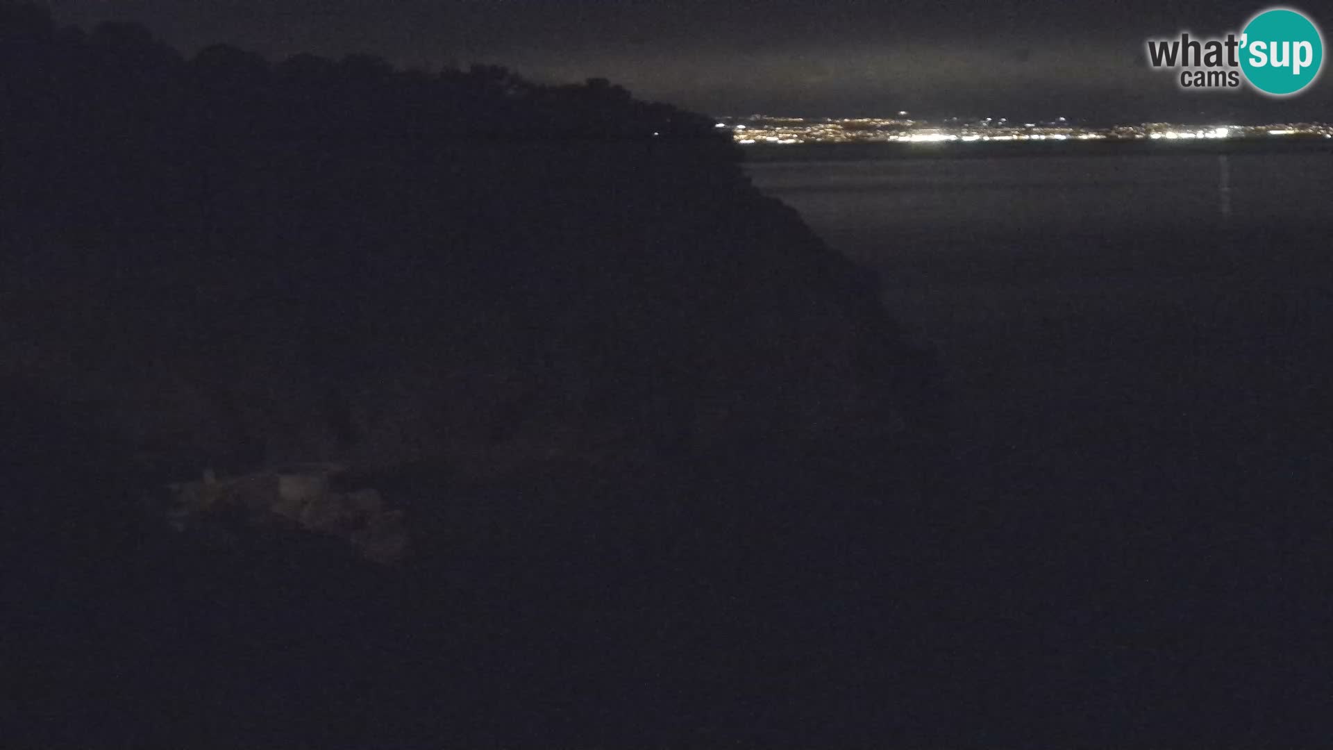 Webcam plage Brseč à Mošćenička Draga, Croatie