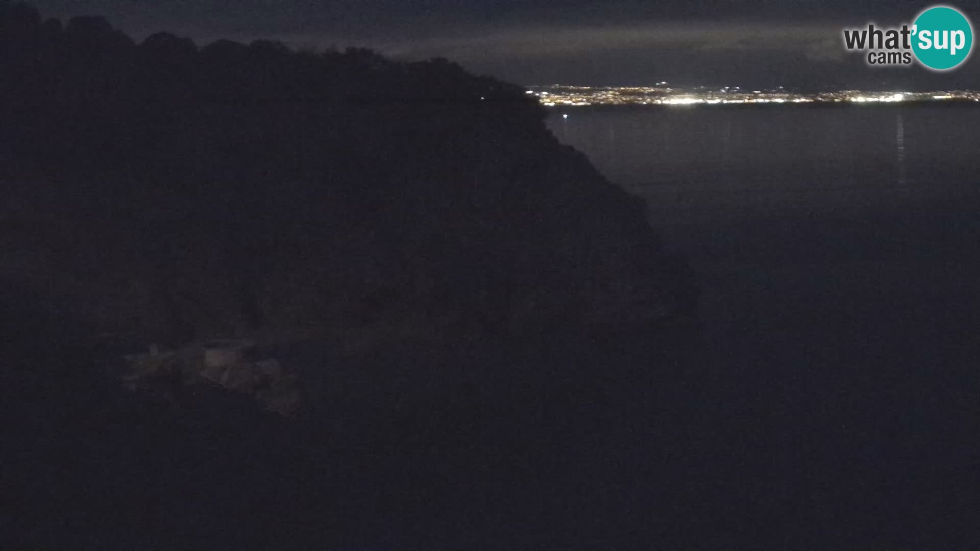 Webcam plage Brseč à Mošćenička Draga, Croatie