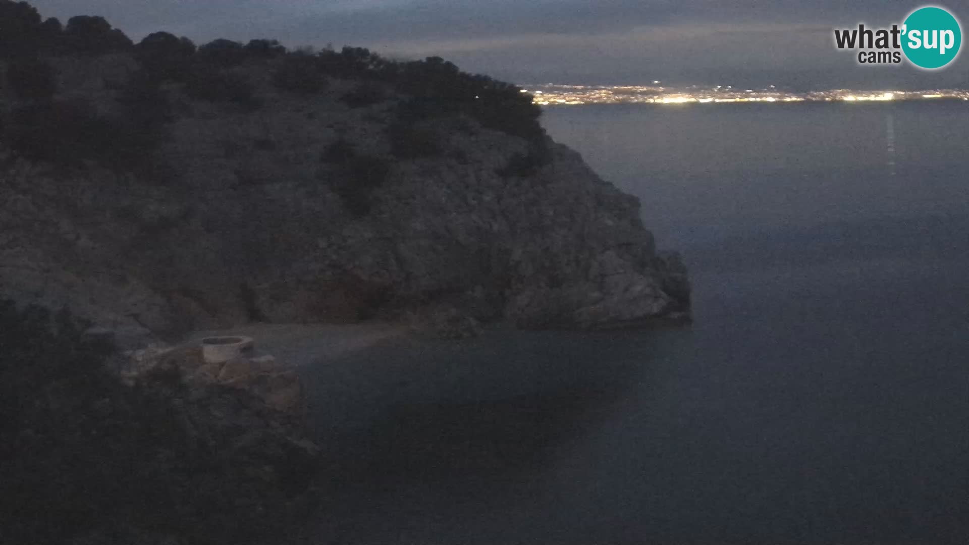 Cámara web de la playa de Brseč en Mošćenička Draga, Croacia