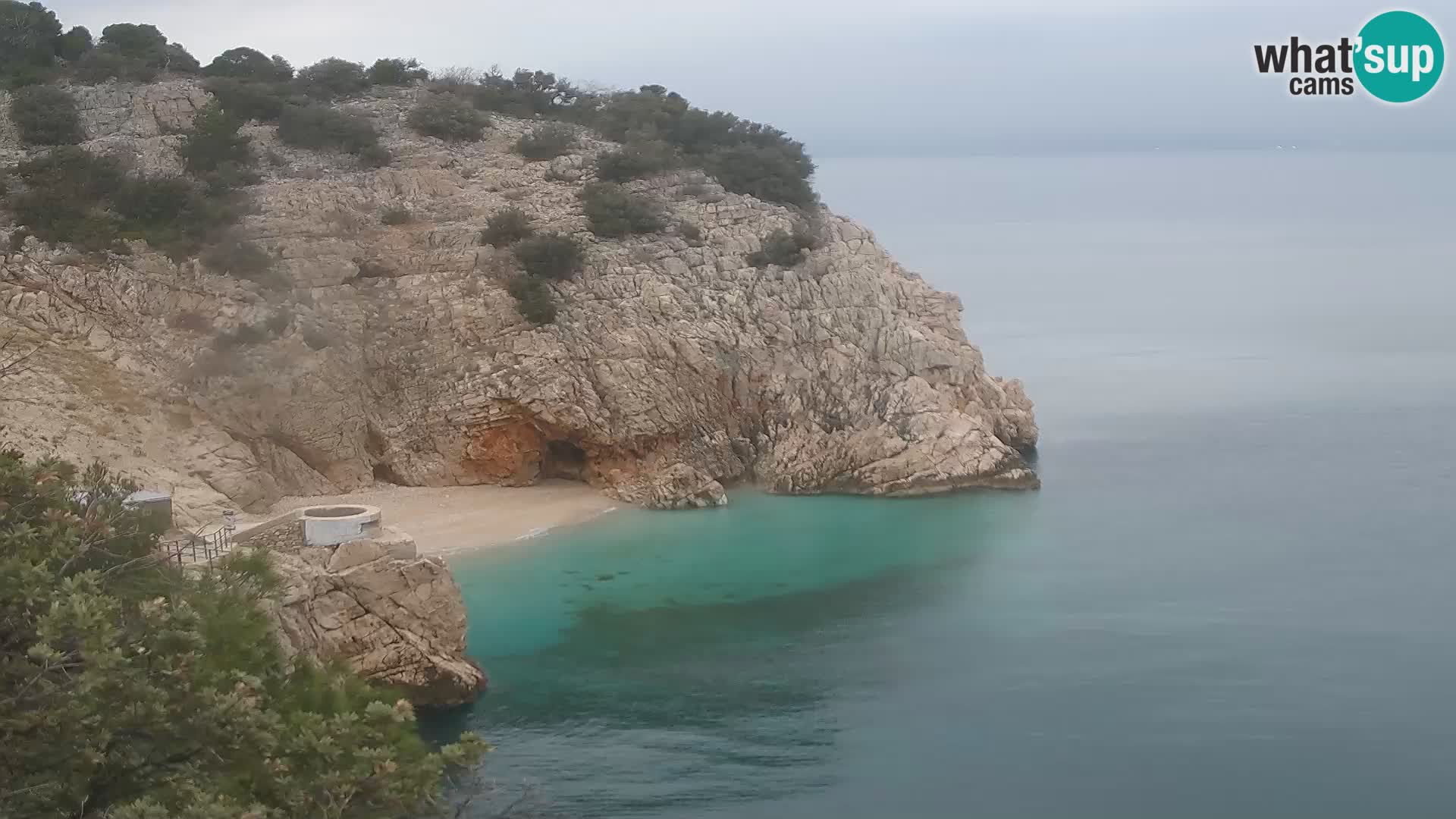 Web kamera plaže Brseč – Mošćenička Draga – Hrvatska