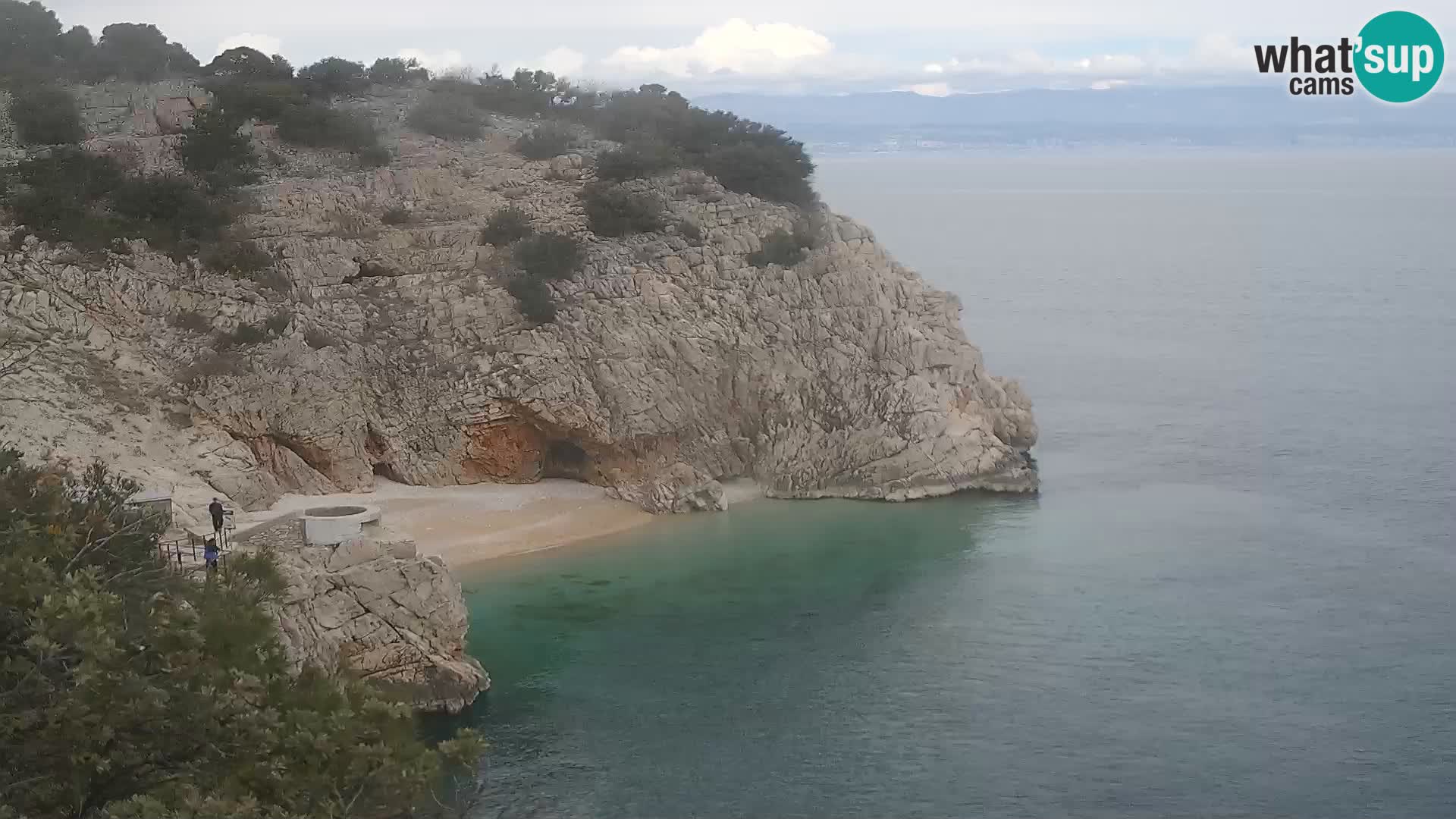 Webcam Bersezio spiaggia – Draga di Moschiena – Croazia