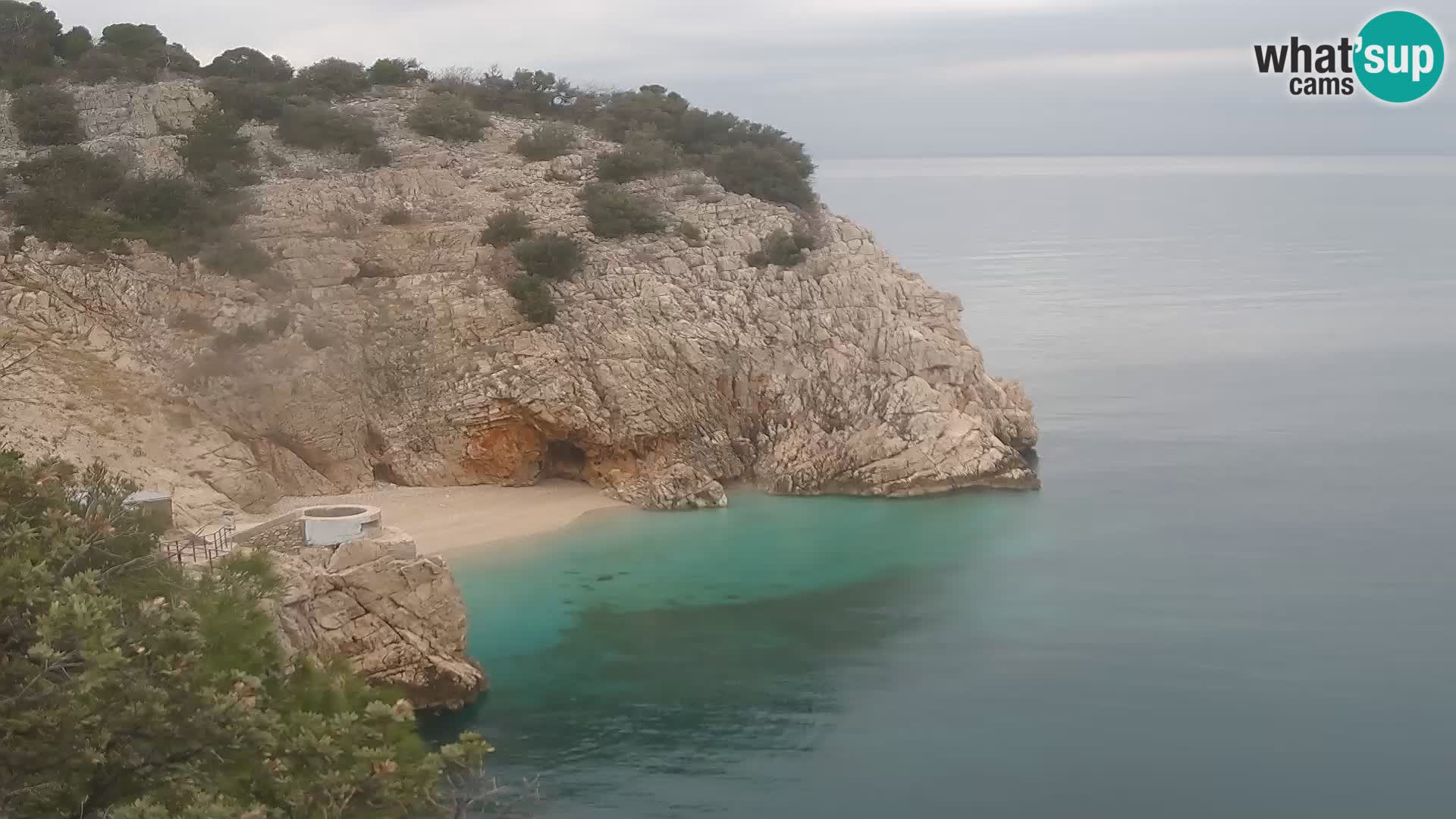 Web kamera plaže Brseč – Mošćenička Draga – Hrvatska