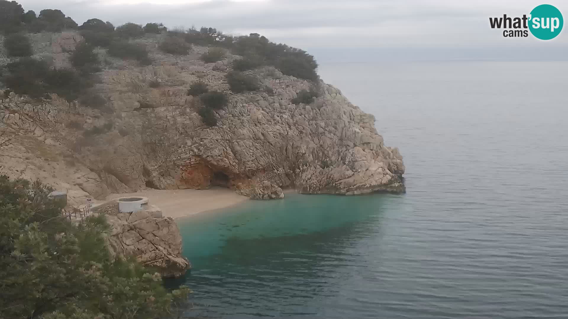 Web kamera plaže Brseč – Mošćenička Draga – Hrvatska