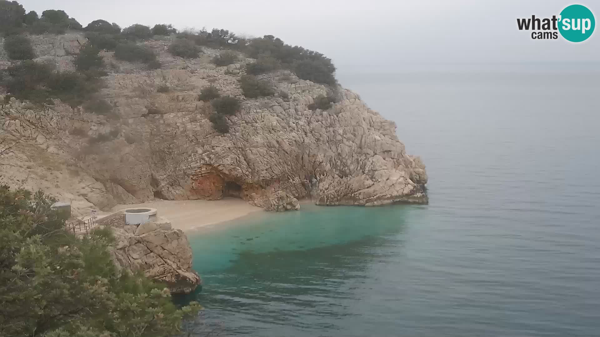 Webcam Brseč beach – Mošćenička Draga – Croatia
