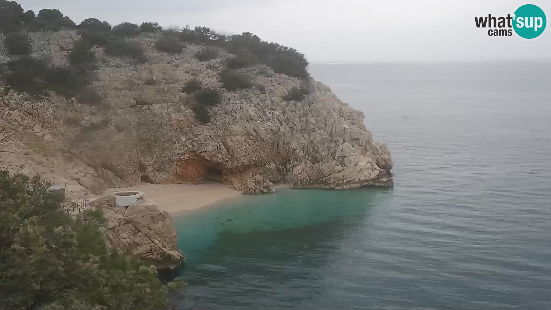 Webcam Bersezio spiaggia – Draga di Moschiena – Croazia