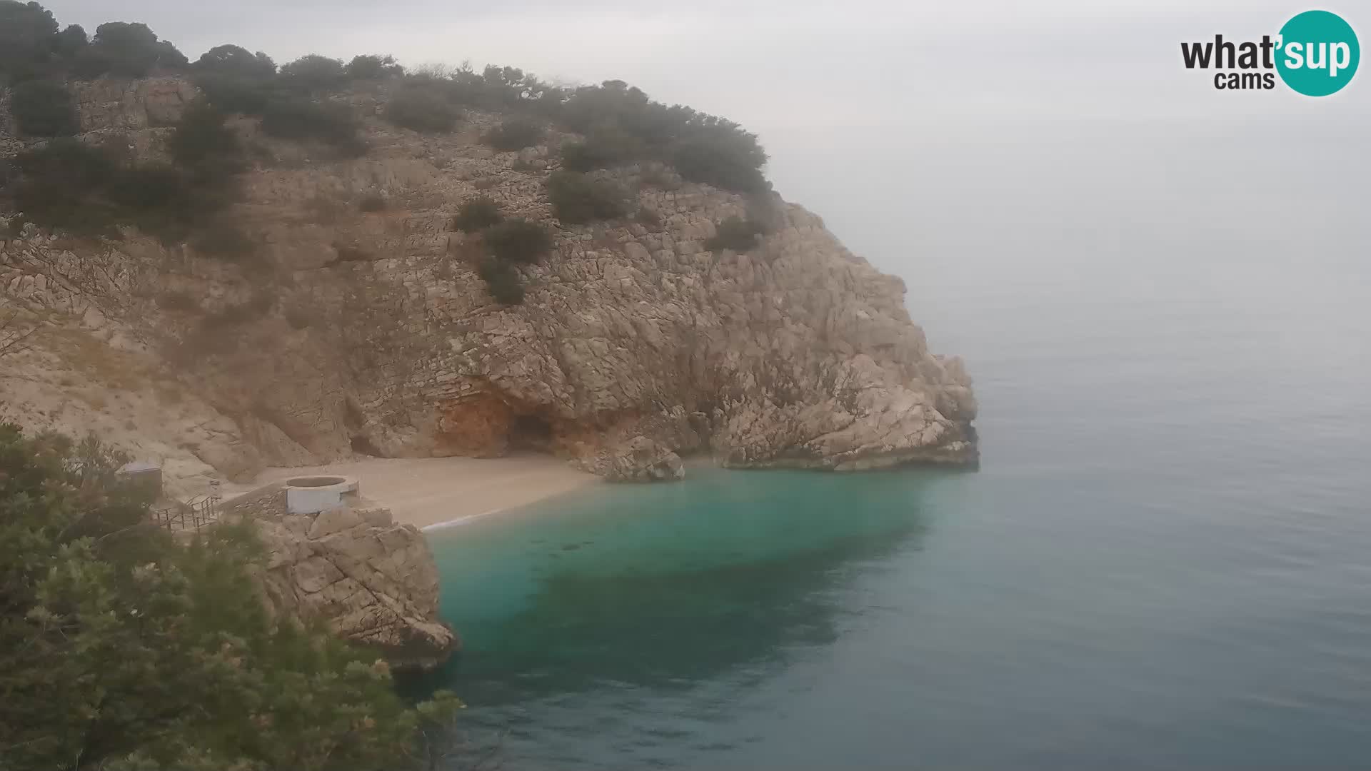 Webcam Brseč beach – Mošćenička Draga – Croatia