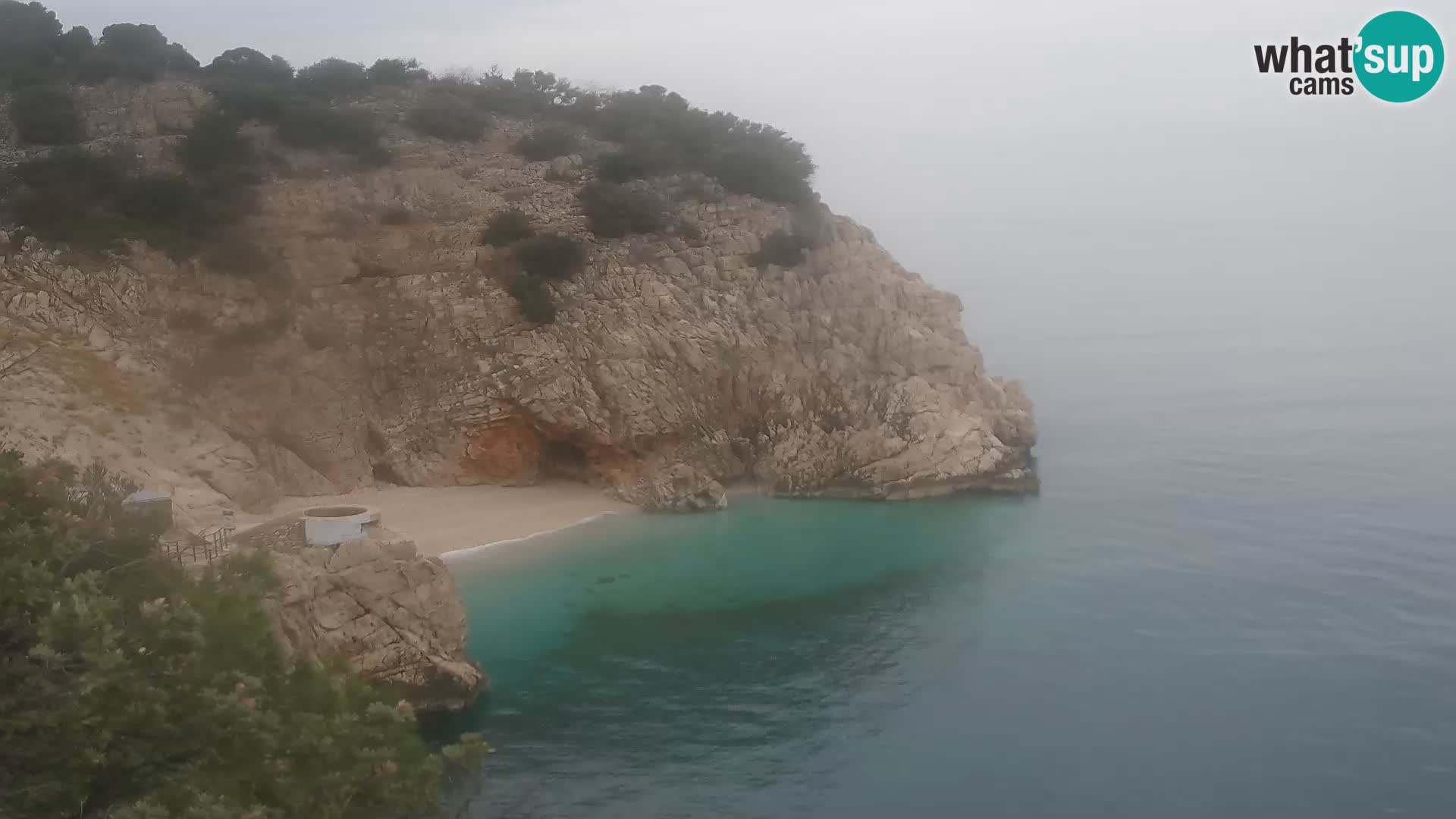 Webcam Brseč beach – Mošćenička Draga – Croatia