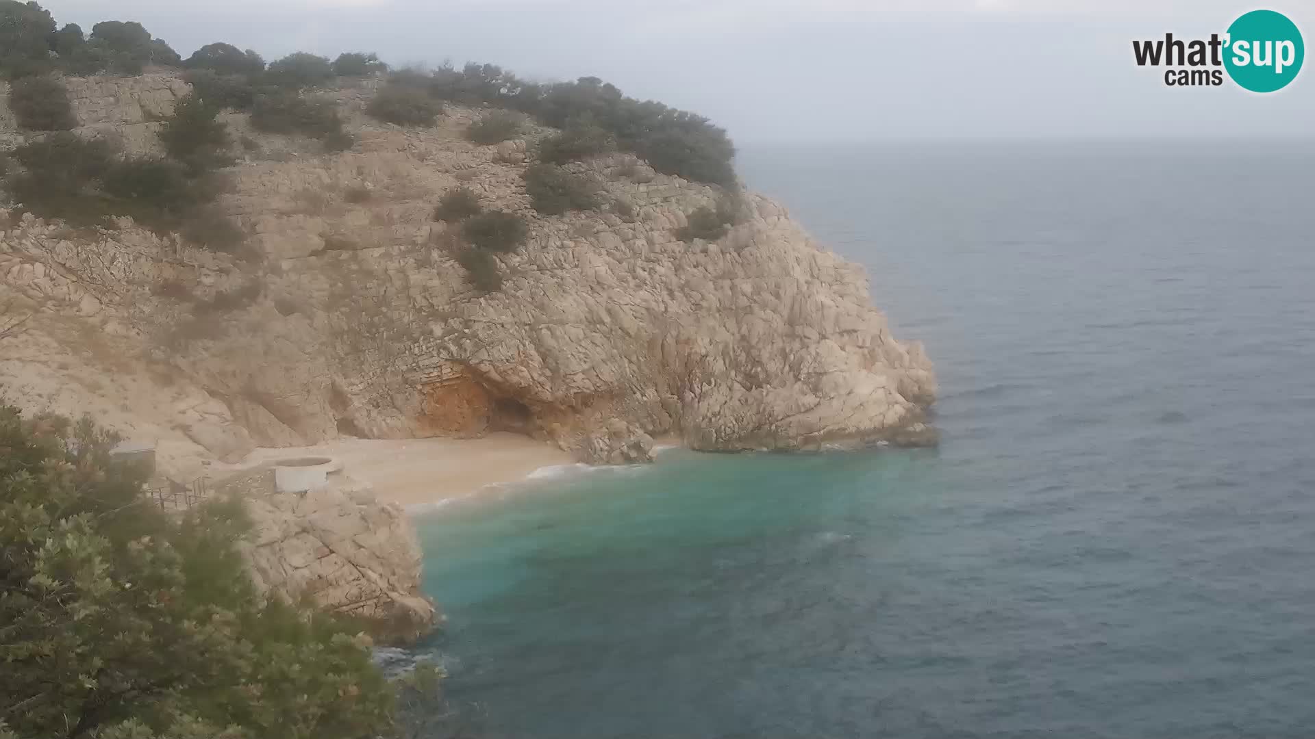 Webcam Brseč Strand – Mošćenička Draga – Kroatien