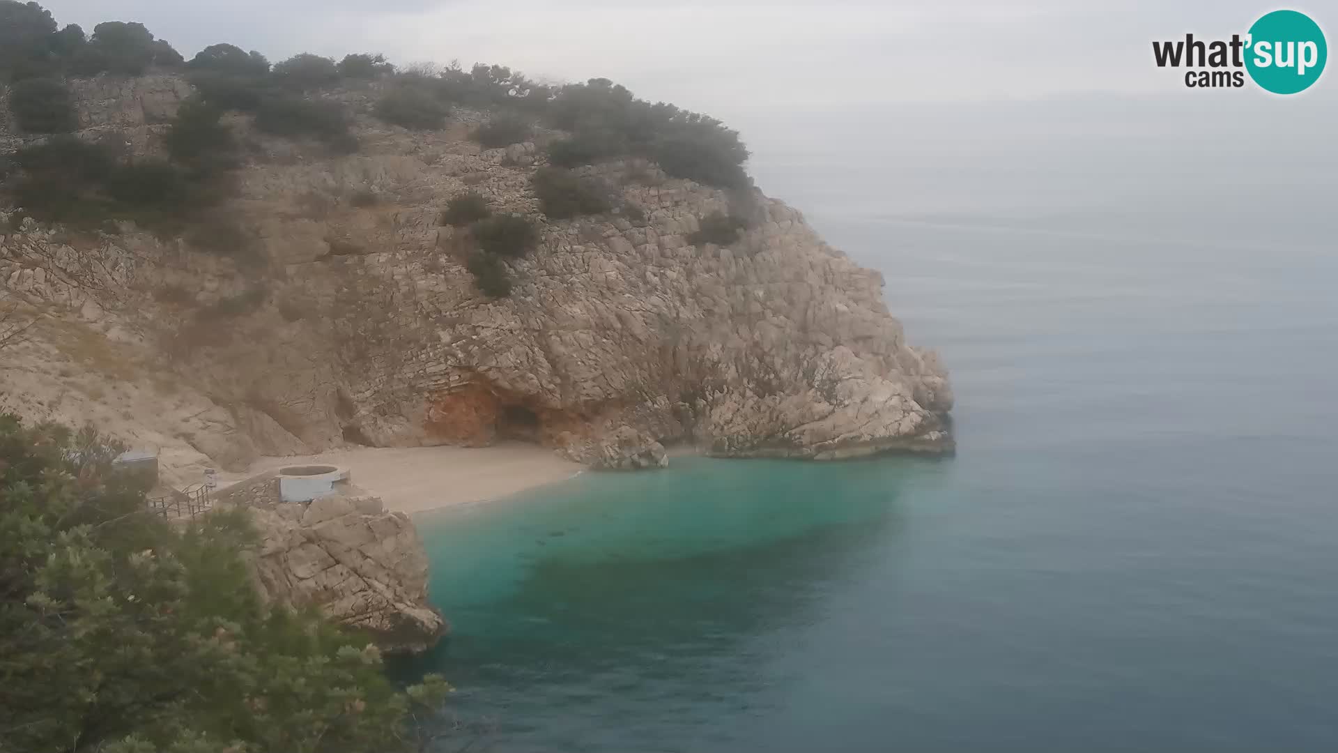 Web kamera plaže Brseč – Mošćenička Draga – Hrvatska