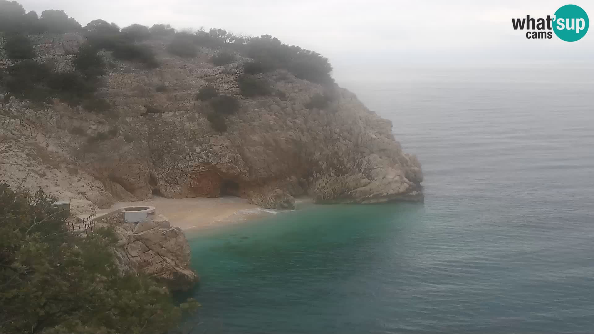 Webcam Brseč beach – Mošćenička Draga – Croatia