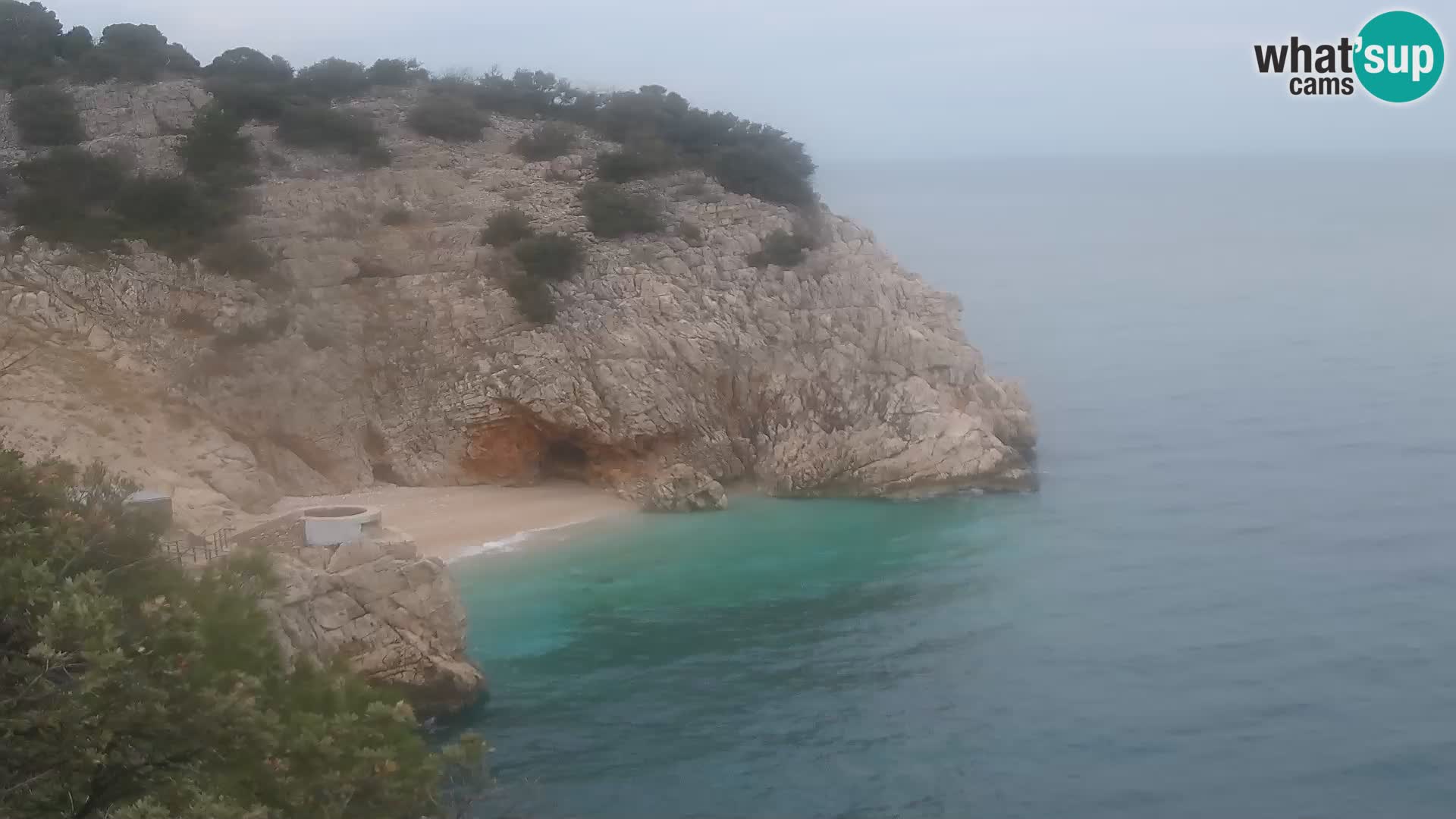 Webcam Bersezio spiaggia – Draga di Moschiena – Croazia