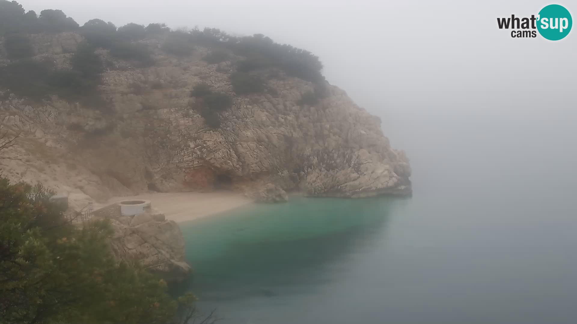 Webcam Brseč Strand – Mošćenička Draga – Kroatien