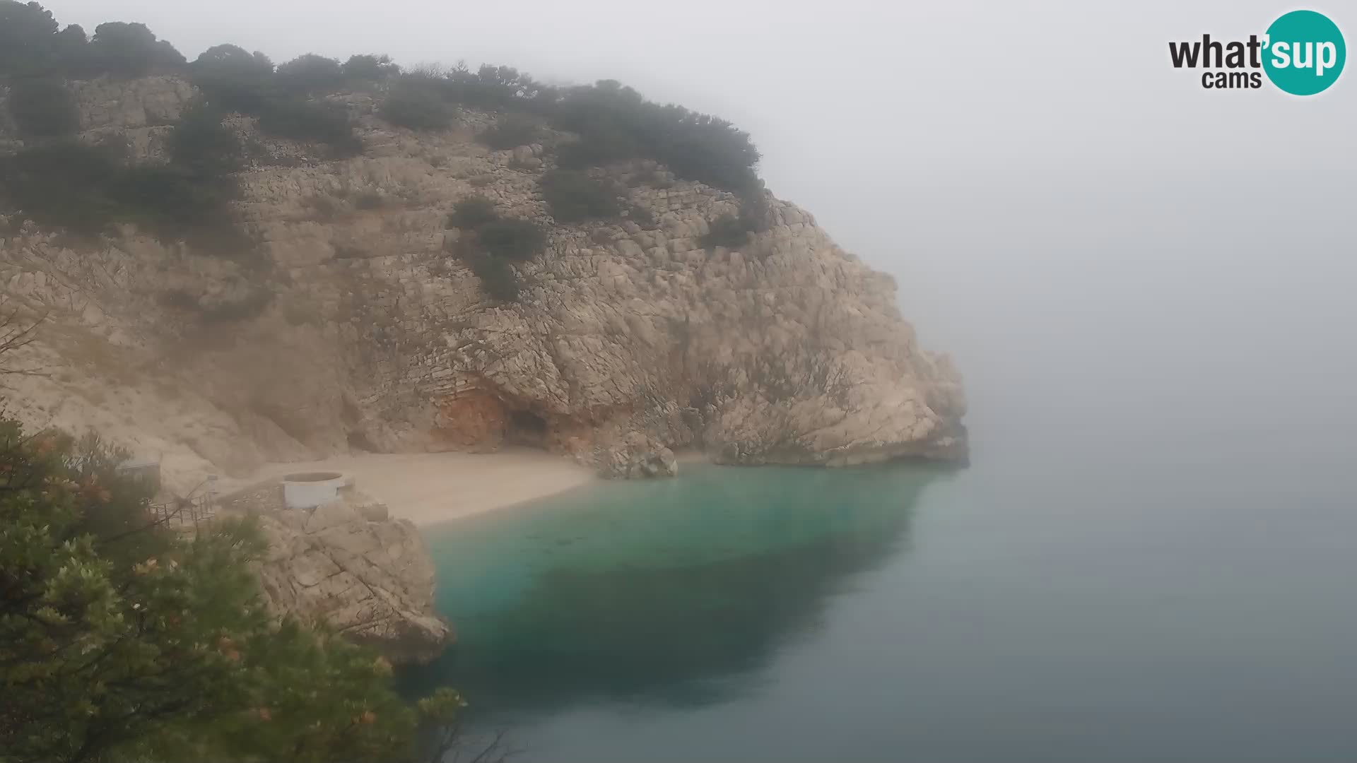 Webcam Brseč Strand – Mošćenička Draga – Kroatien
