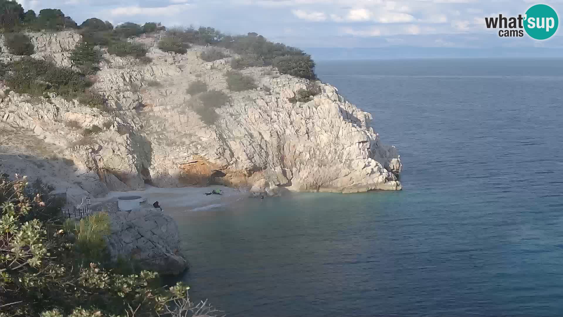 Webcam Bersezio spiaggia – Draga di Moschiena – Croazia