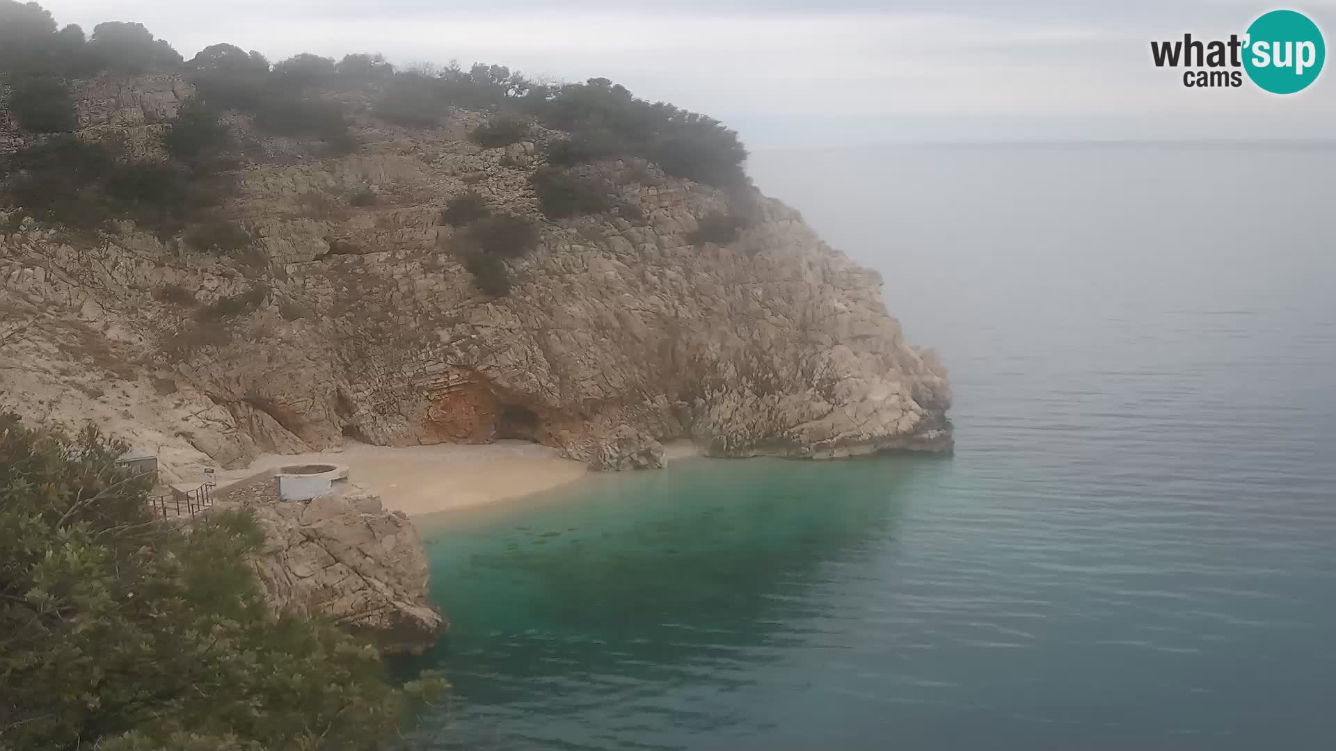 Webcam Bersezio spiaggia – Draga di Moschiena – Croazia