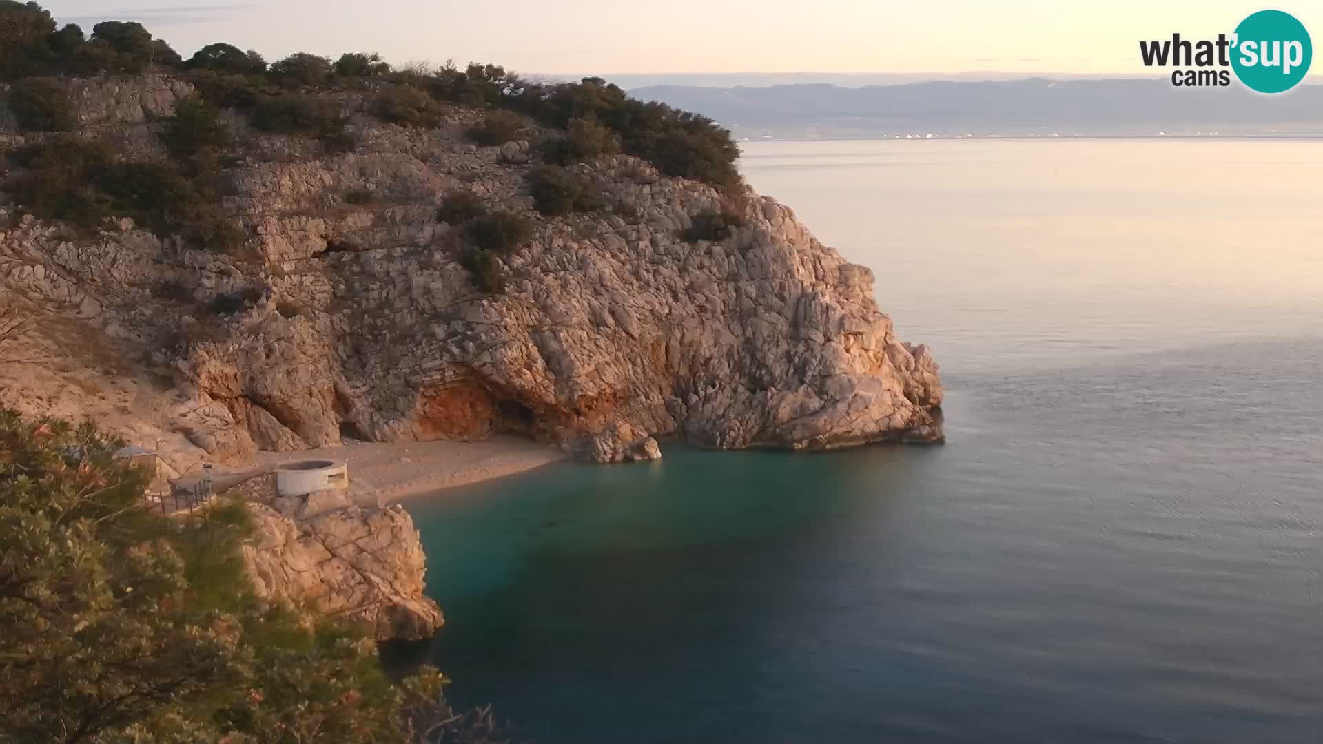 Webcam Brseč beach – Mošćenička Draga – Croatia