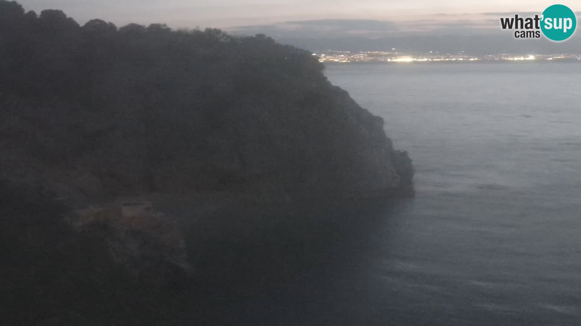 Cámara web de la playa de Brseč en Mošćenička Draga, Croacia