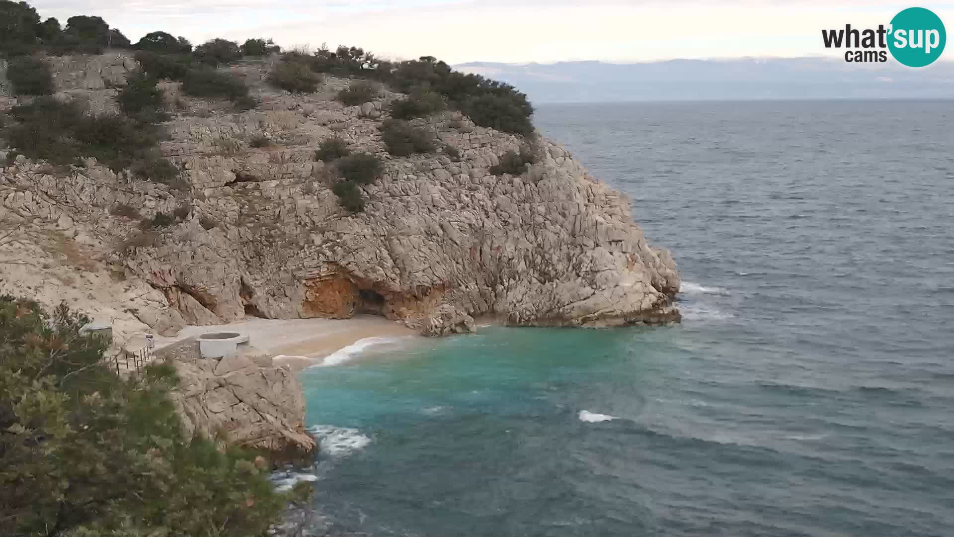Webcam Bersezio spiaggia – Draga di Moschiena – Croazia