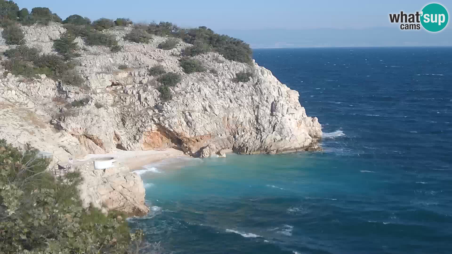Webcam Brseč beach – Mošćenička Draga – Croatia