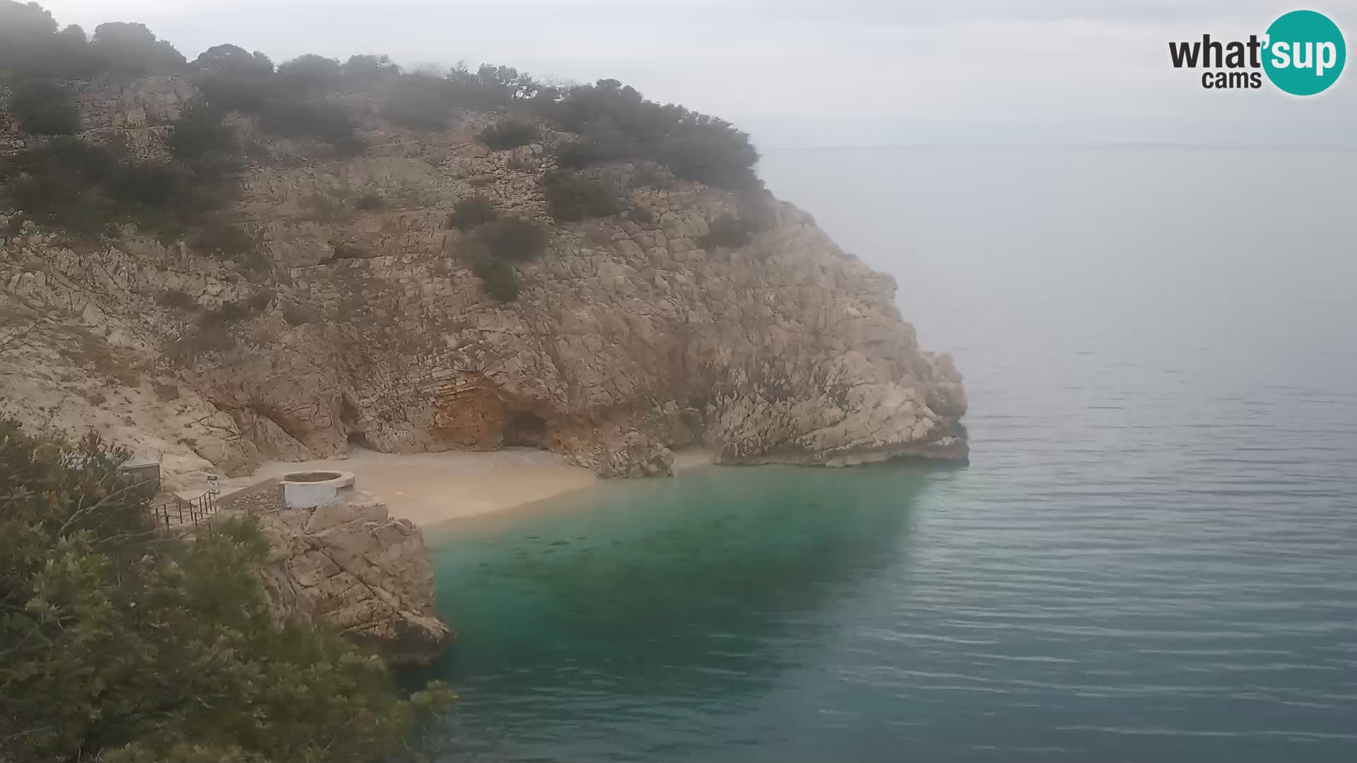 Webcam Brseč Strand – Mošćenička Draga – Kroatien