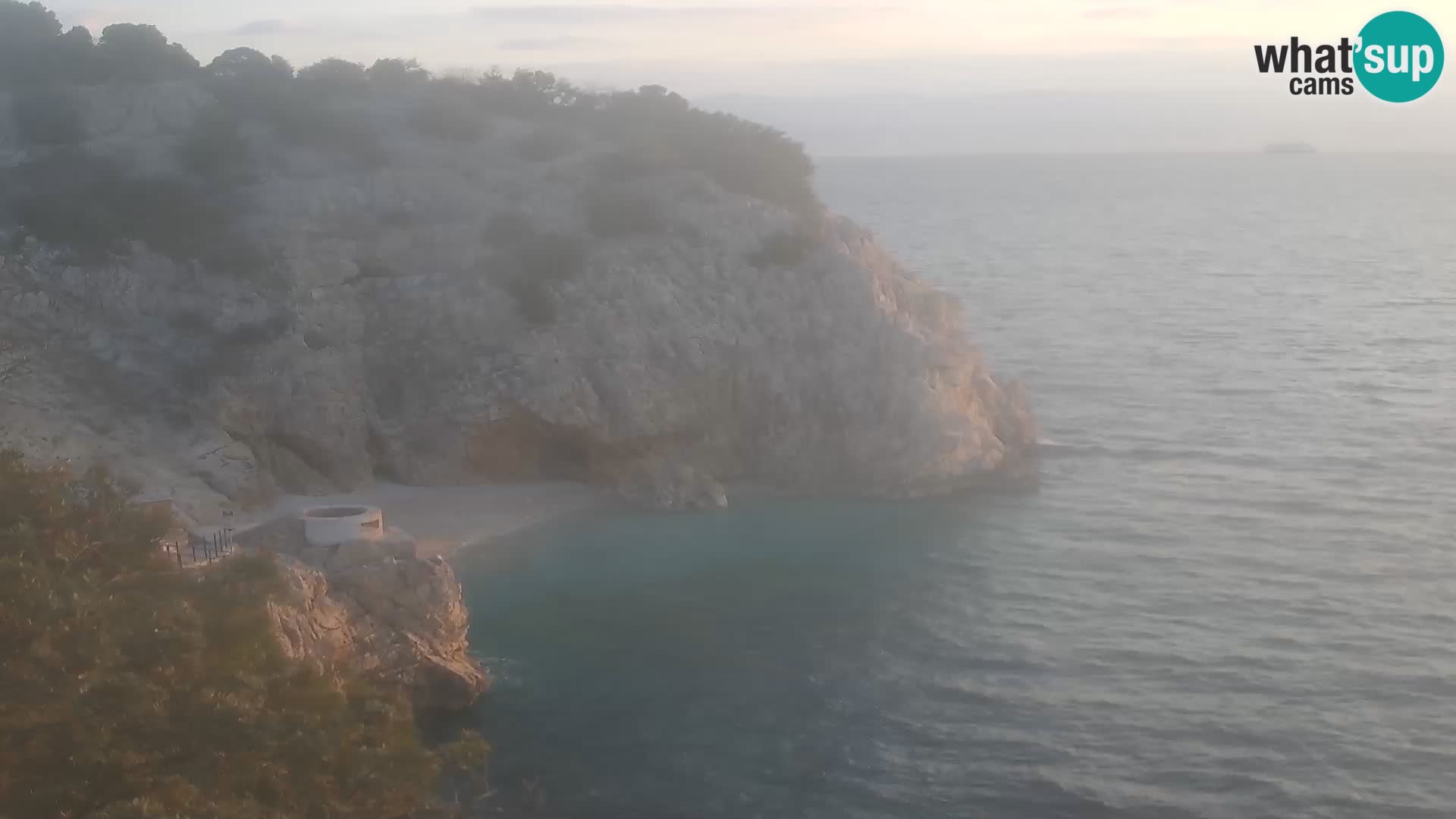 Webcam Brseč beach – Mošćenička Draga – Croatia