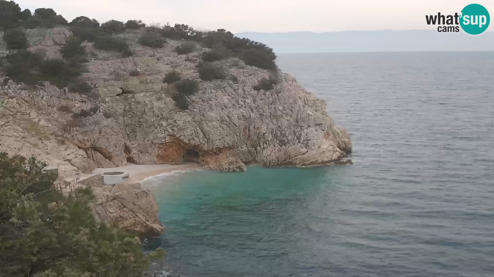 Webcam Bersezio spiaggia – Draga di Moschiena – Croazia