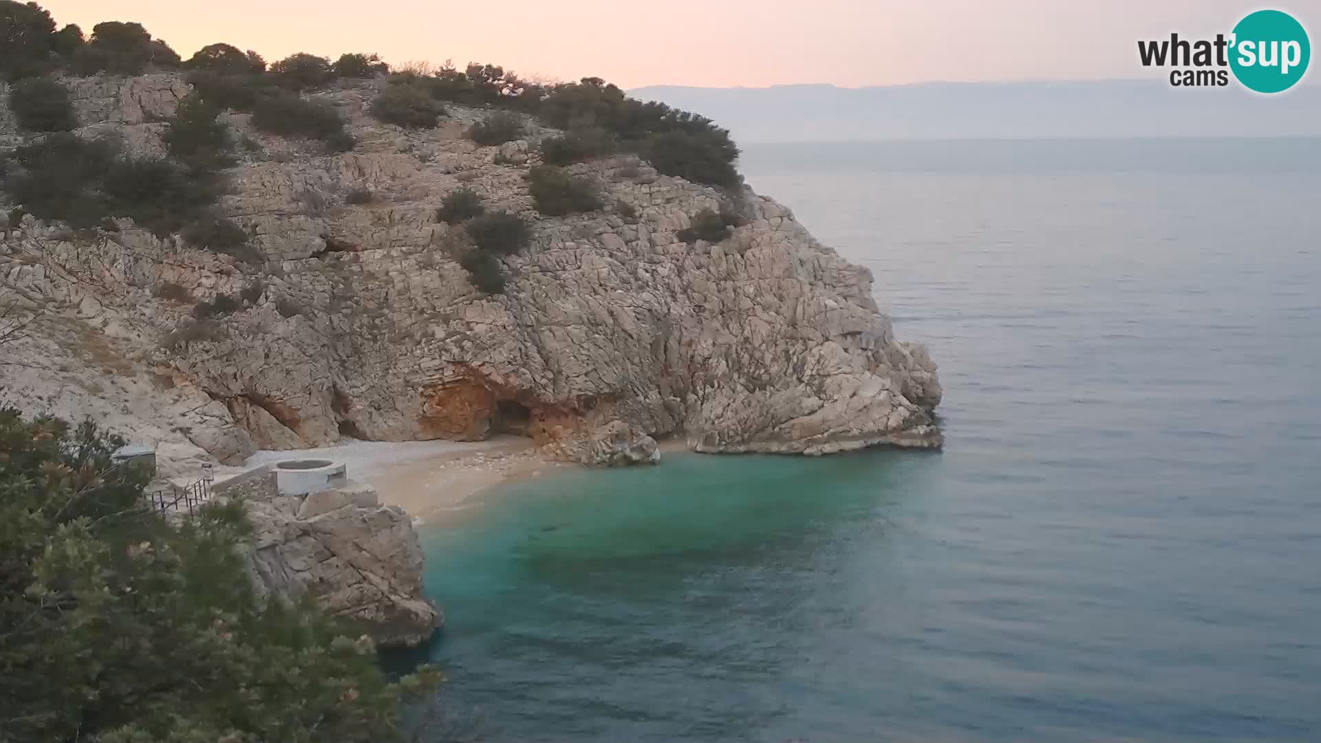 Webcam Brseč Strand – Mošćenička Draga – Kroatien