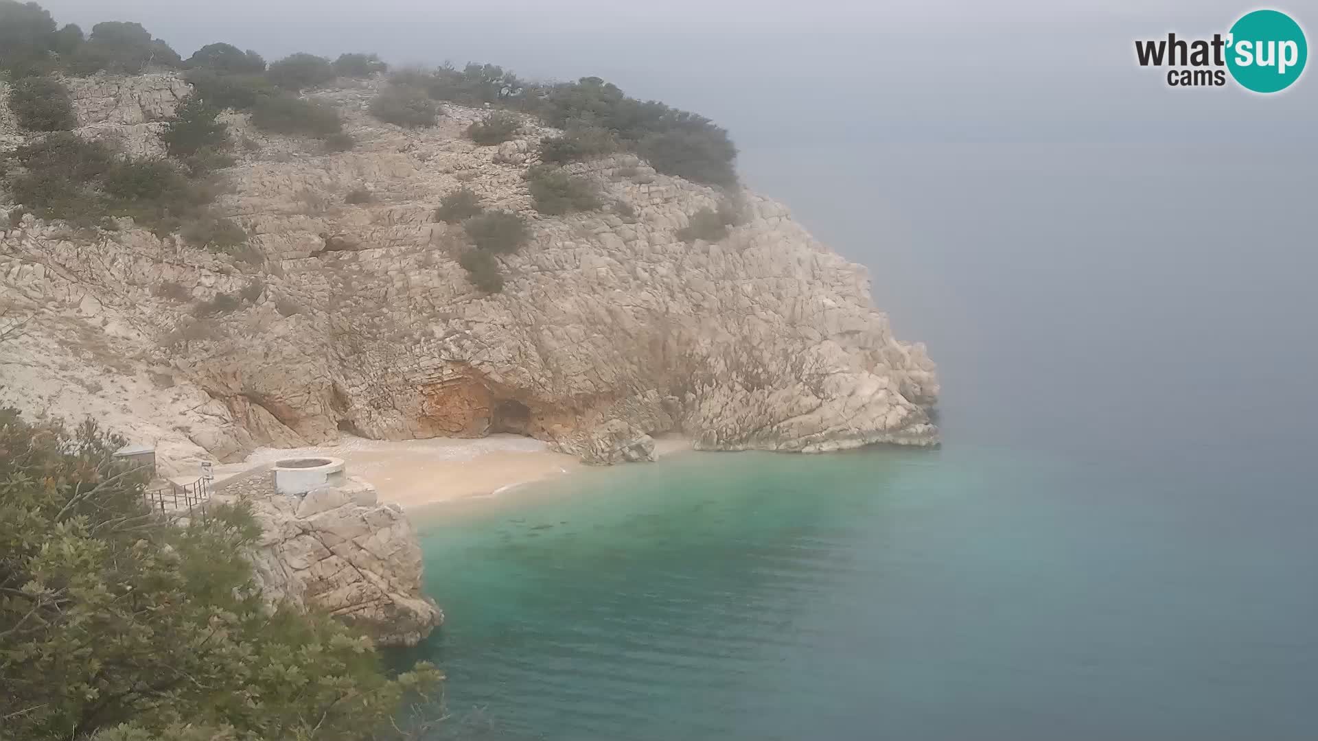 Webcam Brseč Strand – Mošćenička Draga – Kroatien