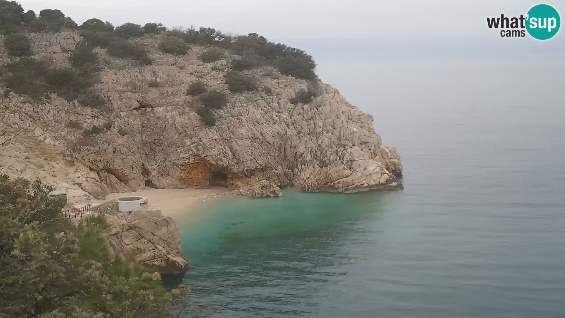 Webcam Brseč Strand – Mošćenička Draga – Kroatien