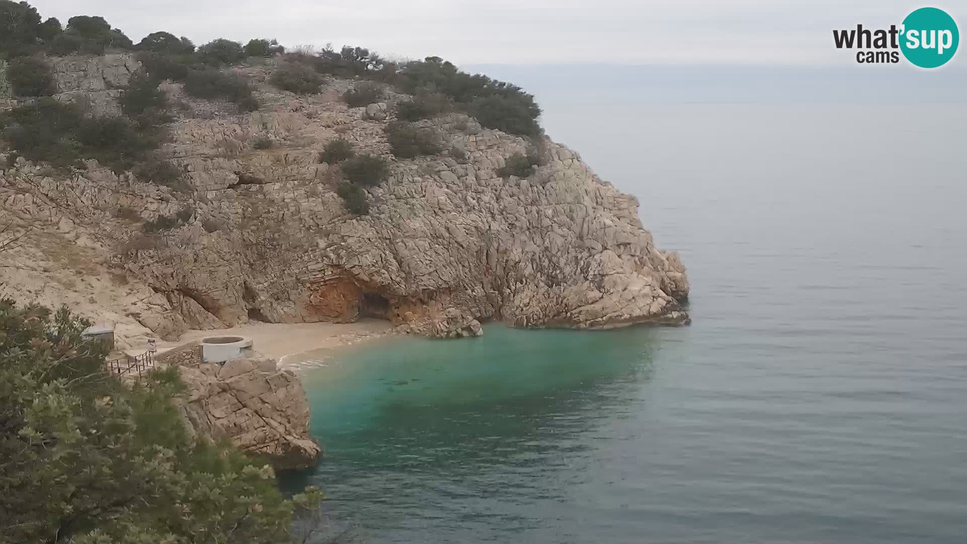 Webcam Brseč beach – Mošćenička Draga – Croatia
