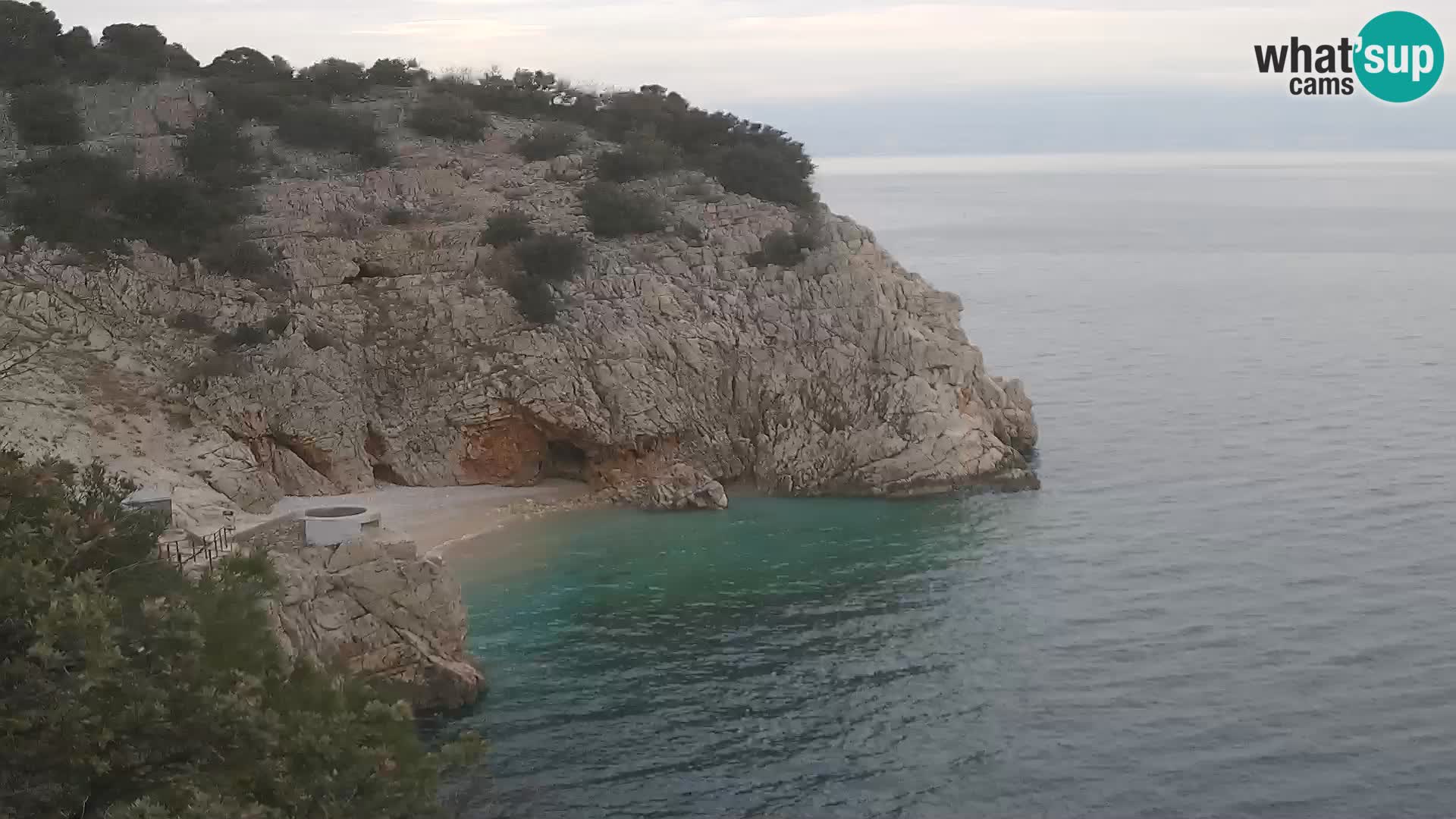 Webcam Brseč beach – Mošćenička Draga – Croatia