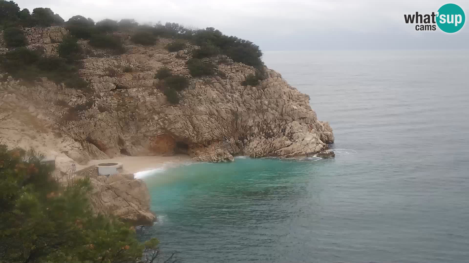 Webcam Brseč beach – Mošćenička Draga – Croatia