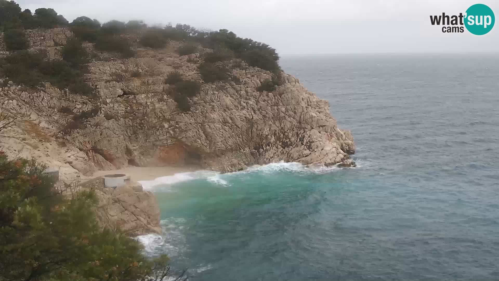 Webcam Brseč Strand – Mošćenička Draga – Kroatien