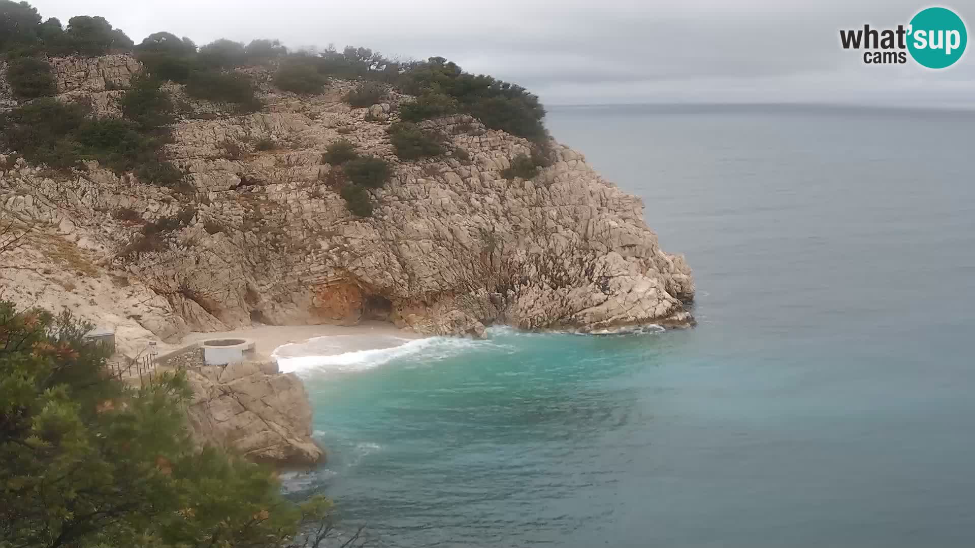 Webcam Brseč Strand – Mošćenička Draga – Kroatien