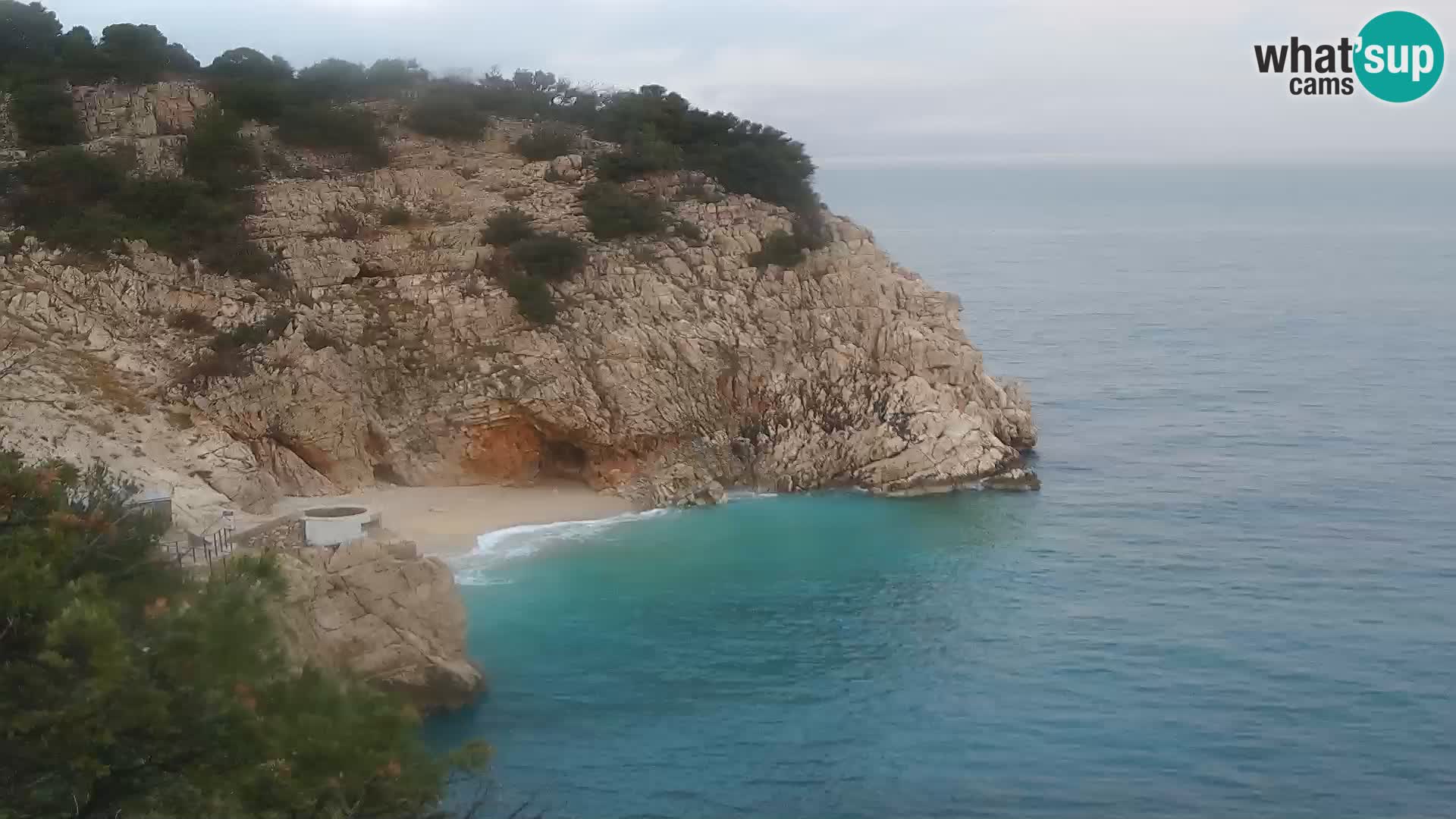 Webcam Brseč Strand – Mošćenička Draga – Kroatien