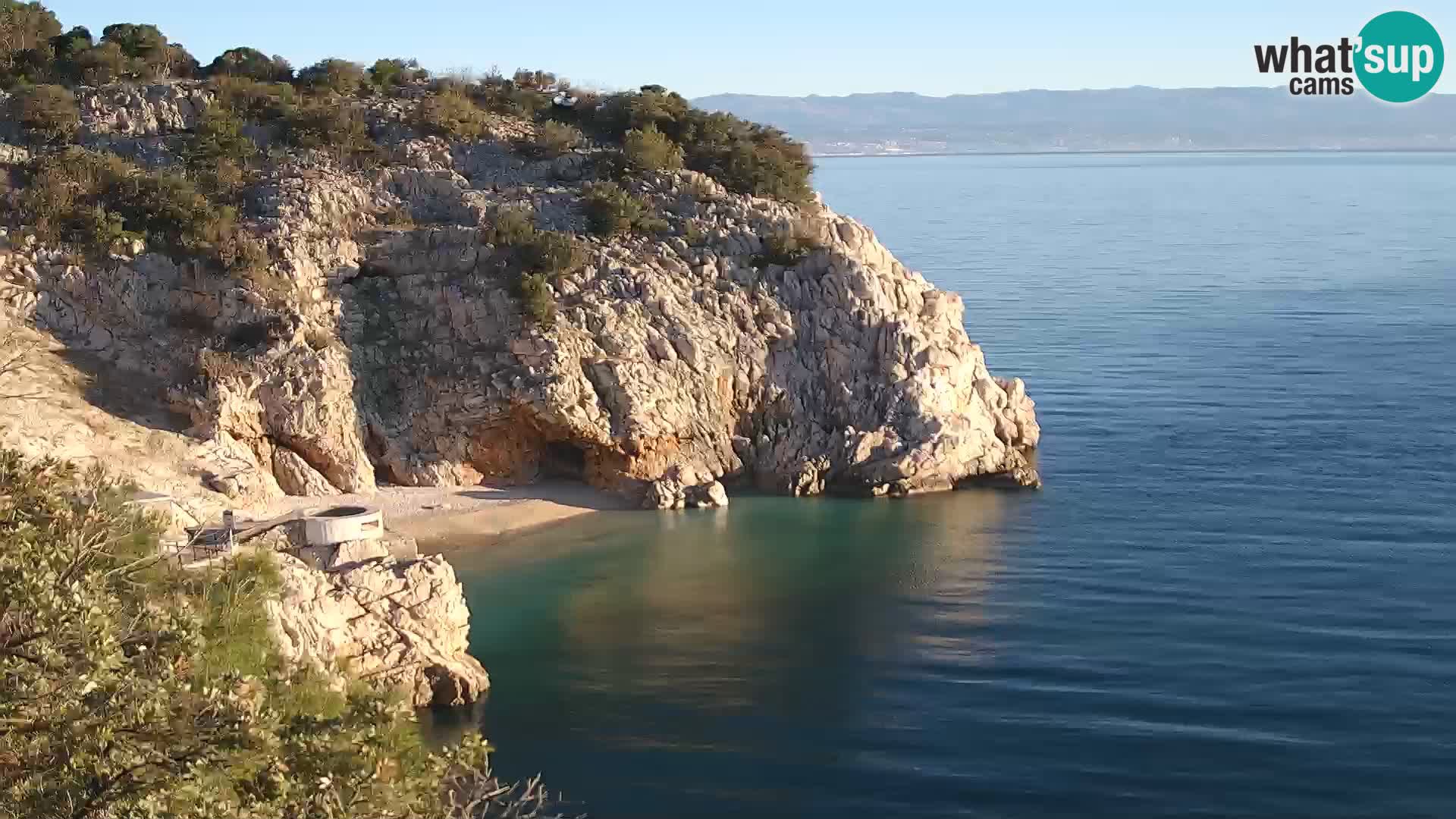 Web kamera plaže Brseč – Mošćenička Draga – Hrvatska