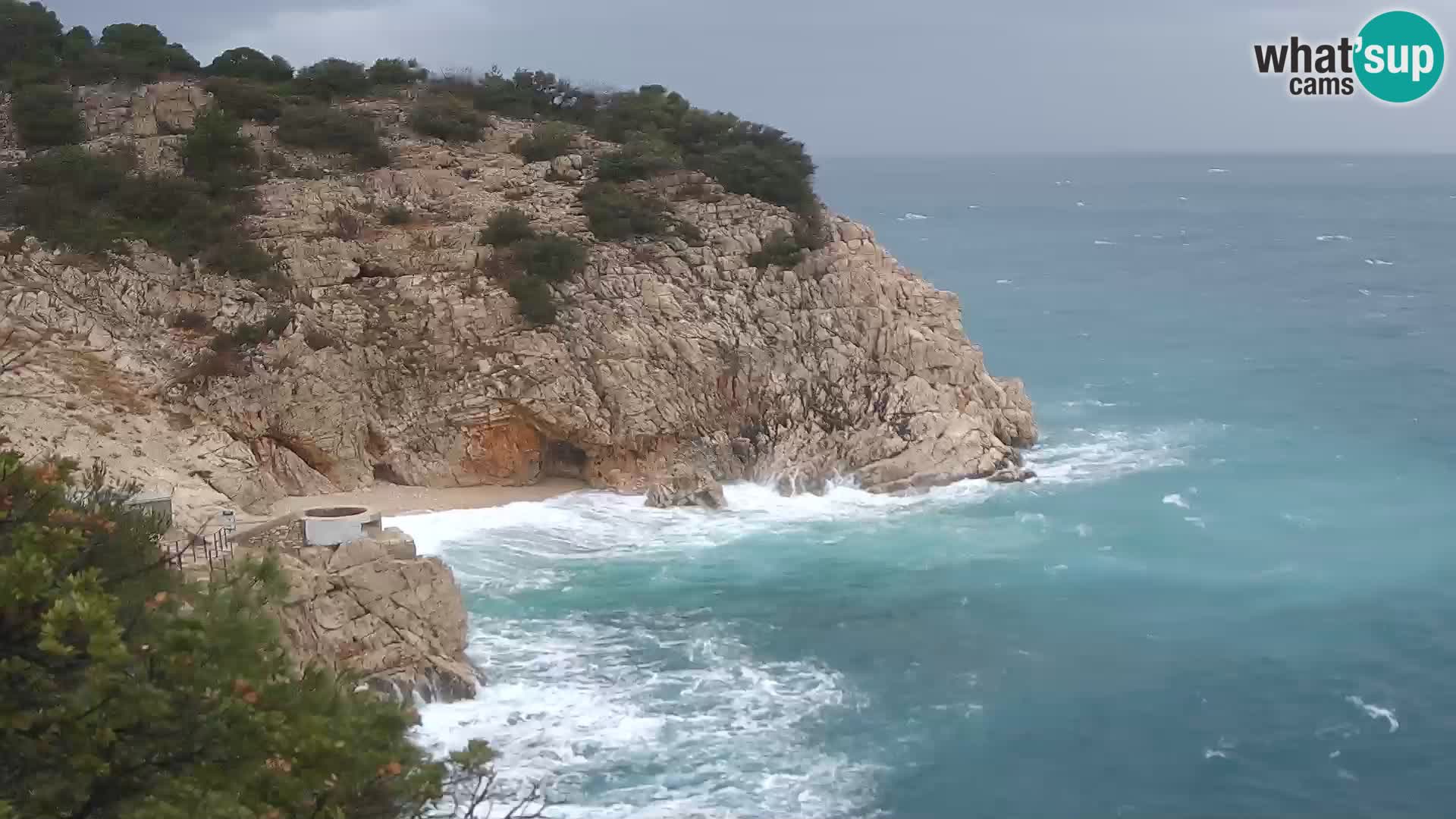 Webcam Bersezio spiaggia – Draga di Moschiena – Croazia