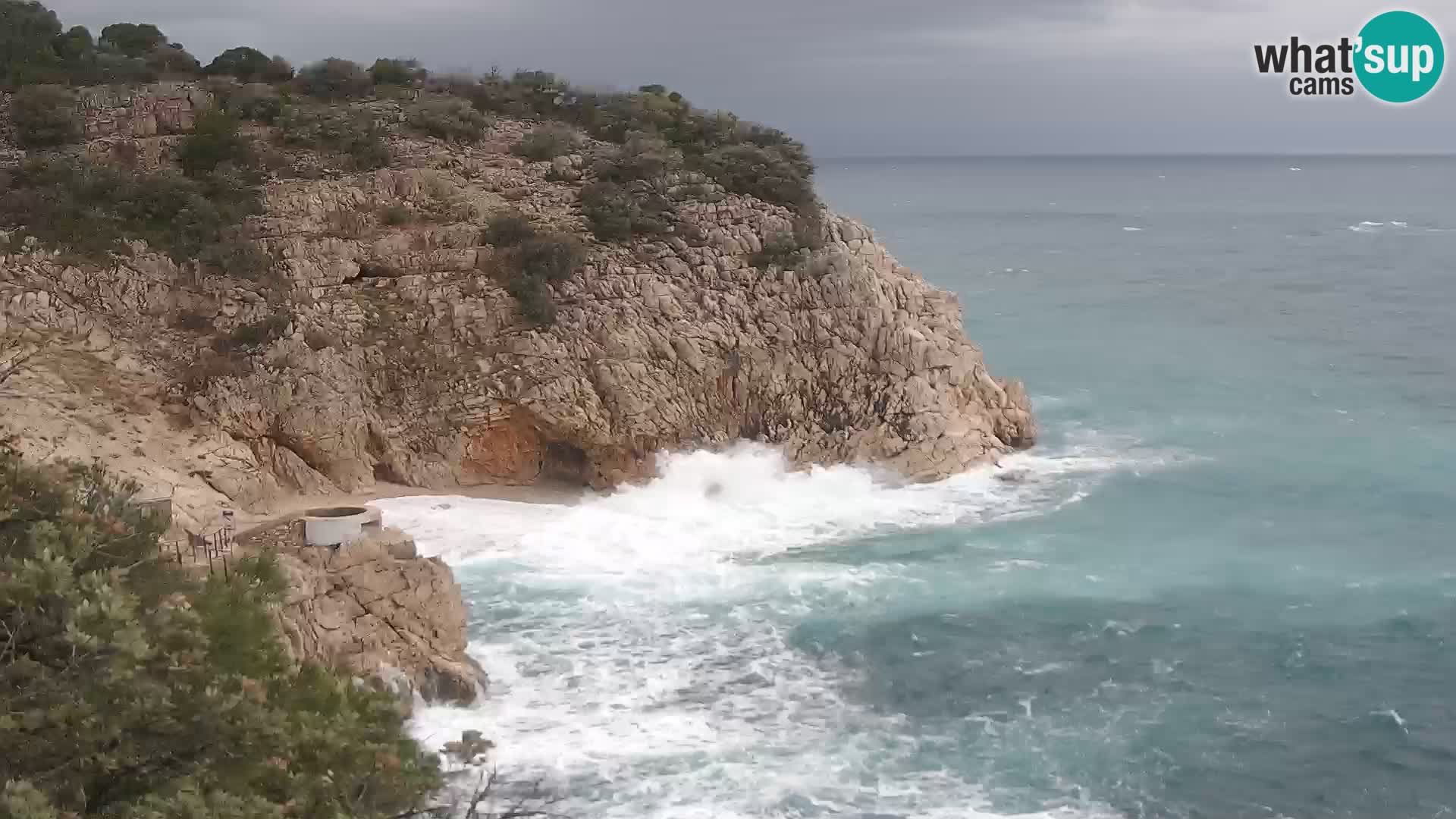Webcam Brseč beach – Mošćenička Draga – Croatia