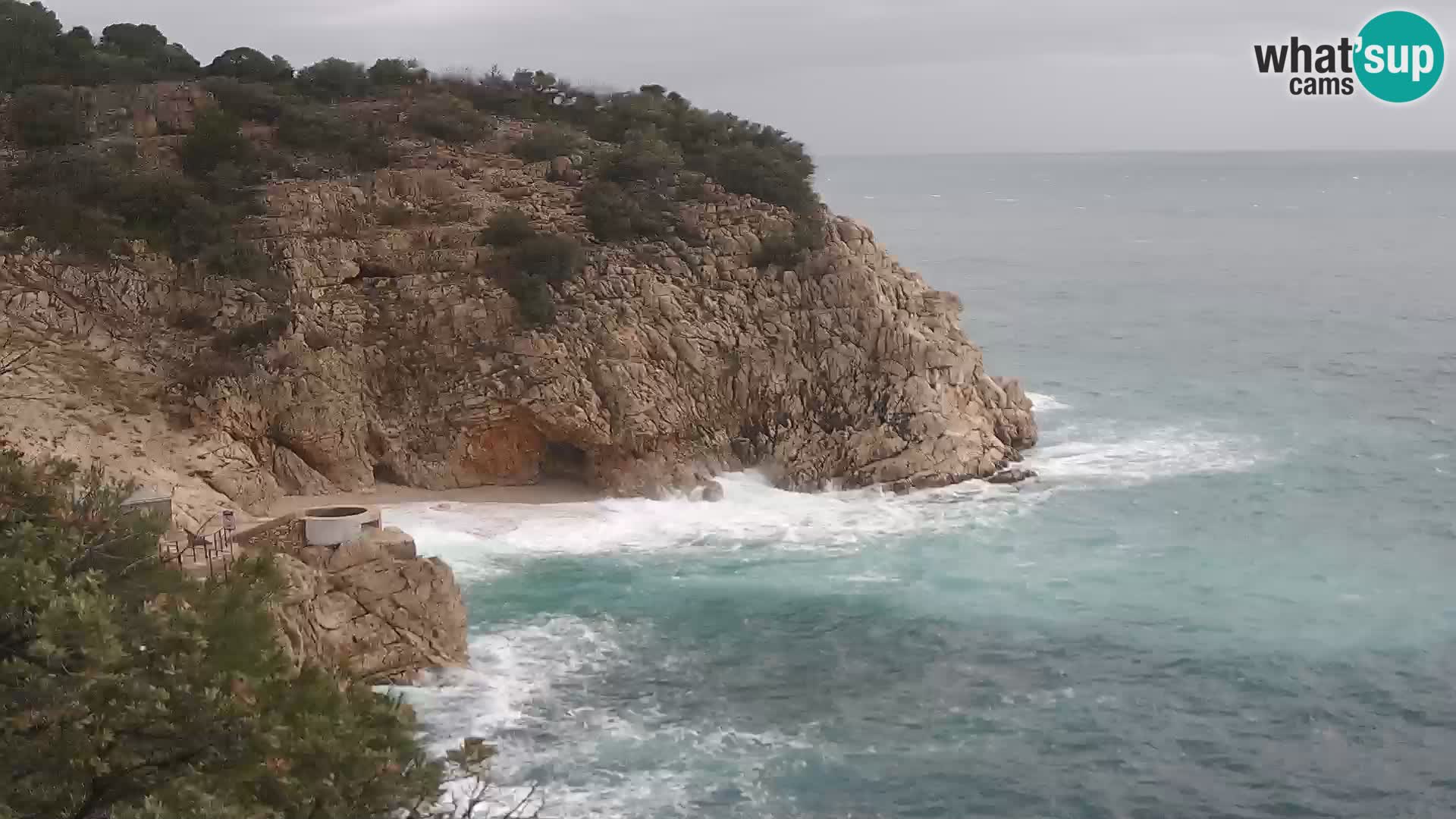 Webcam Bersezio spiaggia – Draga di Moschiena – Croazia