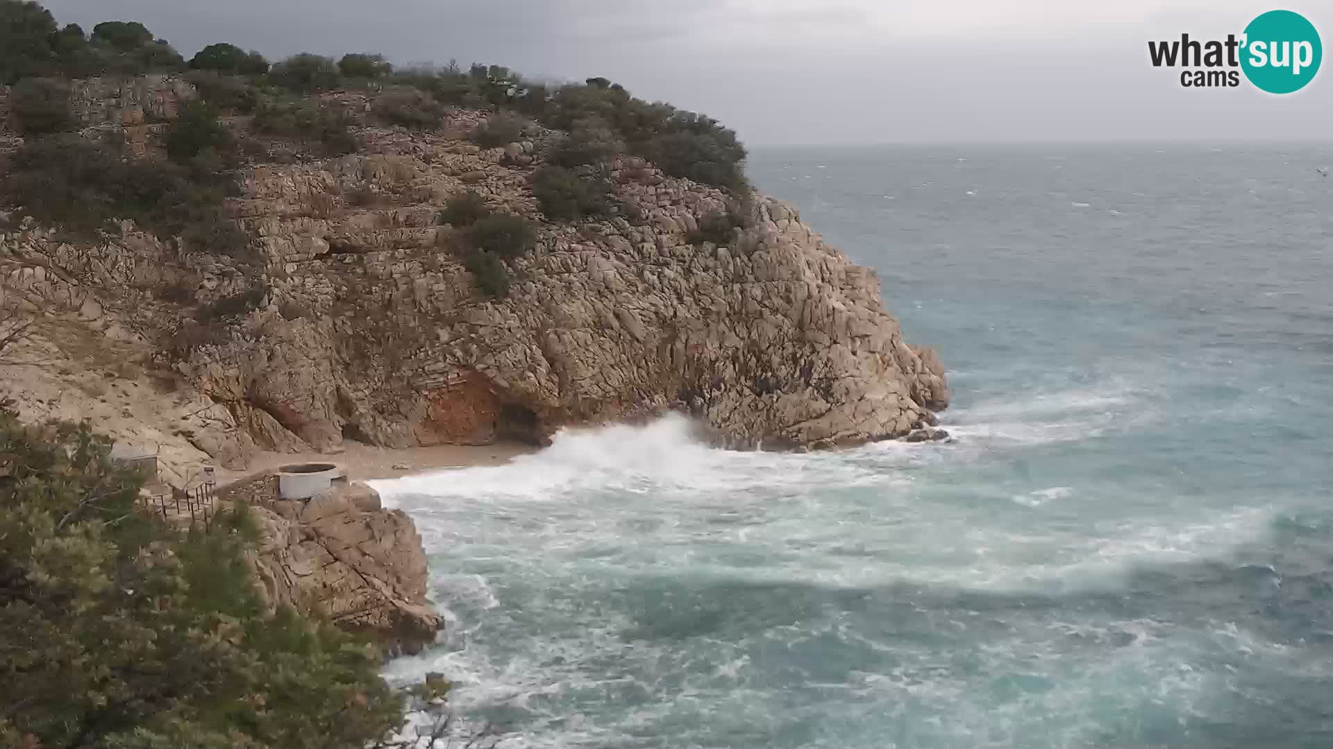 Webcam Brseč beach – Mošćenička Draga – Croatia